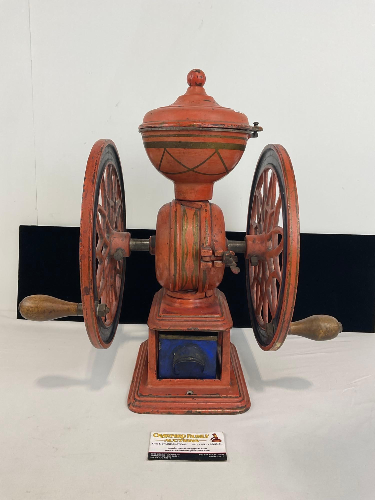 Antique Cast Iron The Swift Mill, Lane Brothers Poughkeepsie NJ, 19h x 16w x 12.5d inches (1 of 9)