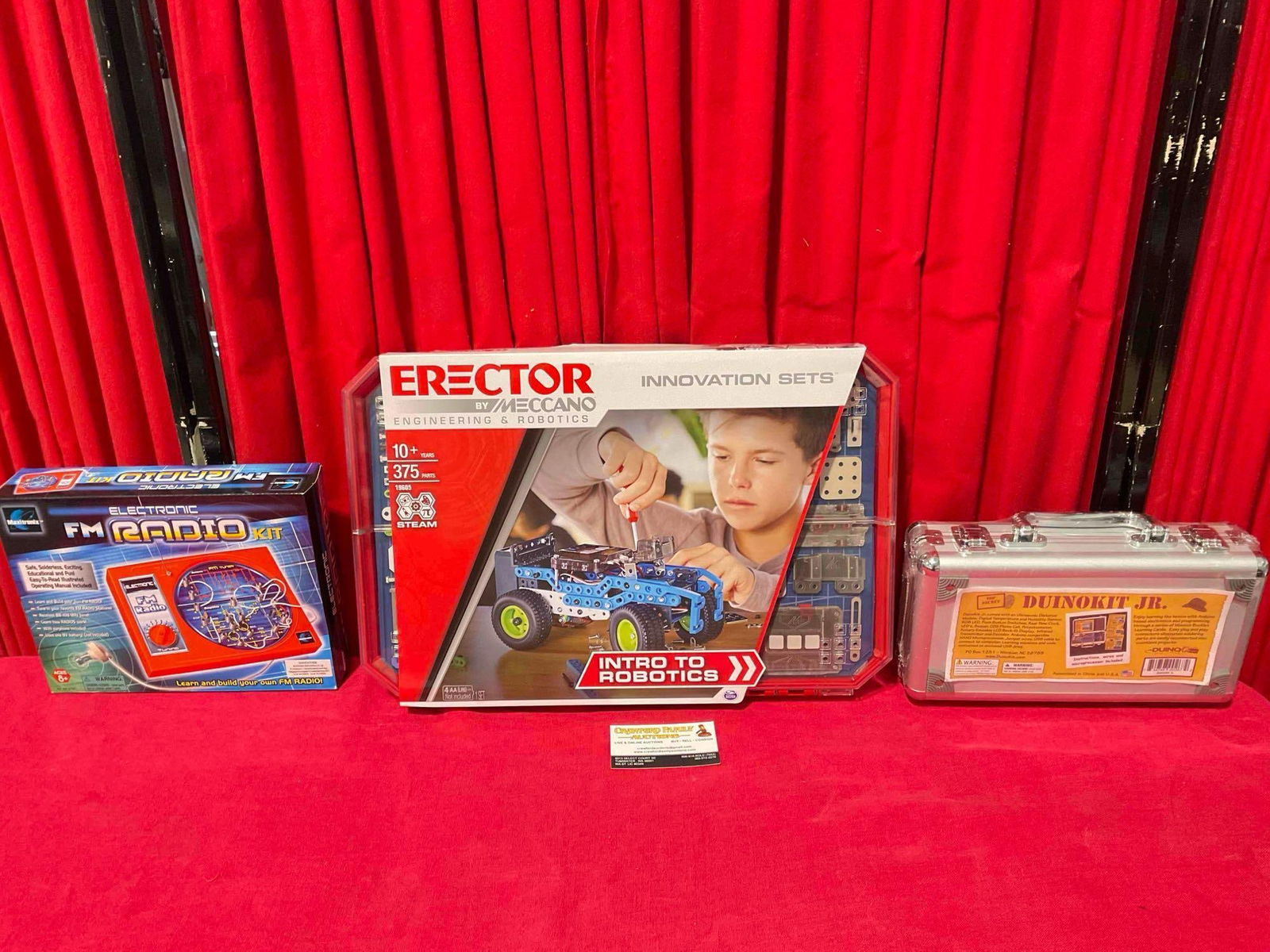 3 pcs NIB Science Kits, incl. Meccano Erector Set, Duinokit Jr., & FM Radio Kit! Excellent Cond. (1 of 6)