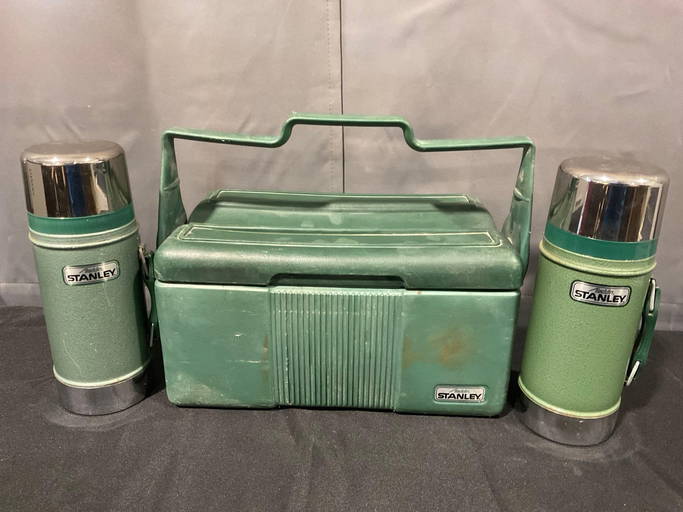 Aladdin Stanley Lunchbox And Flask Combo Vintage Aladdin Stanley