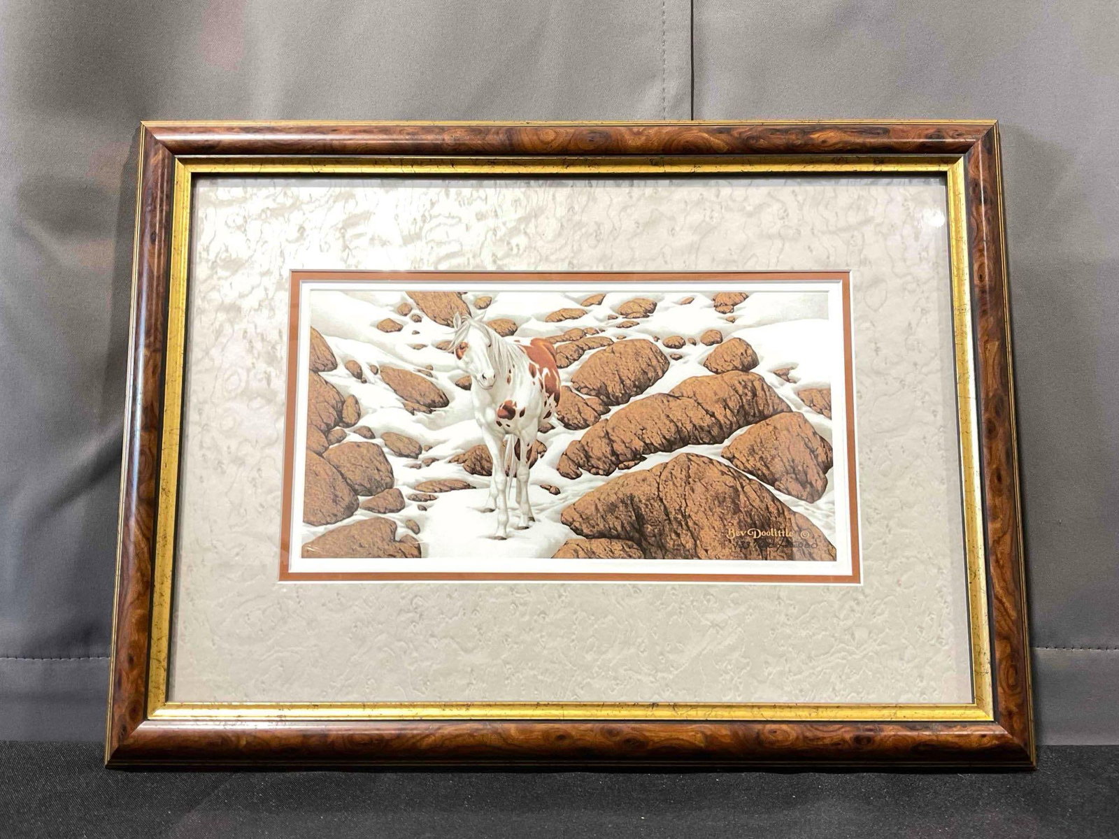 Framed Bev Doolittle "Hide & Seek Suite" Lithograph #'d 13372D/25000. Excellent Condition. See pi... (1 of 7)
