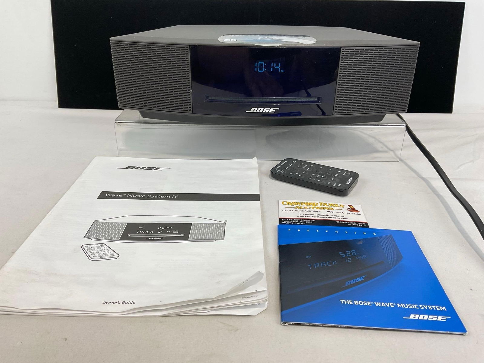 Bose Wave Music System IV w/ manuals & remote, tested & working (1 of 3)