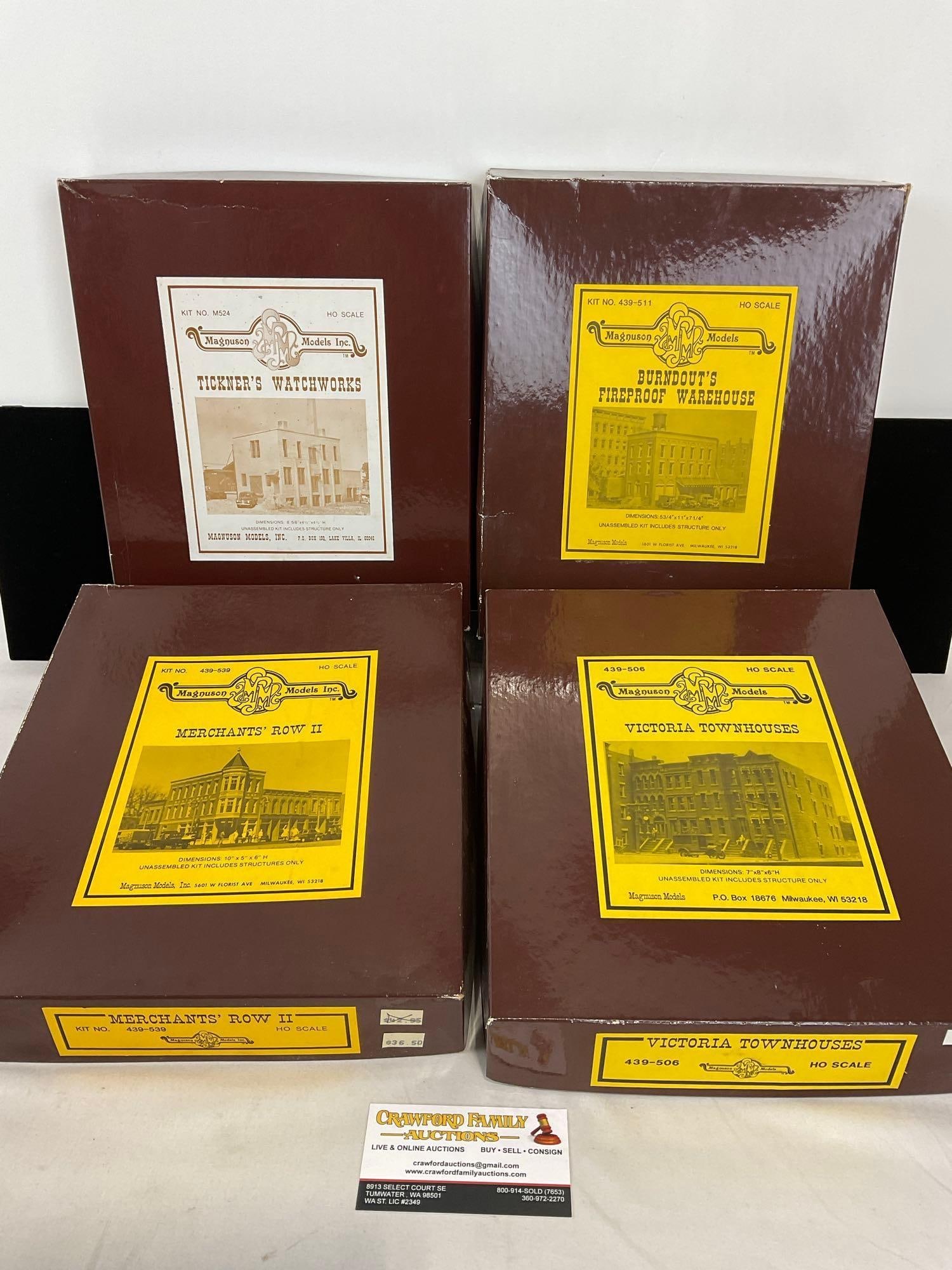 Magnuson Models Inc in Box, Burndout Fireproof Warehouse, Tickners Watchworks, Victoria Townhouse... (1 of 5)