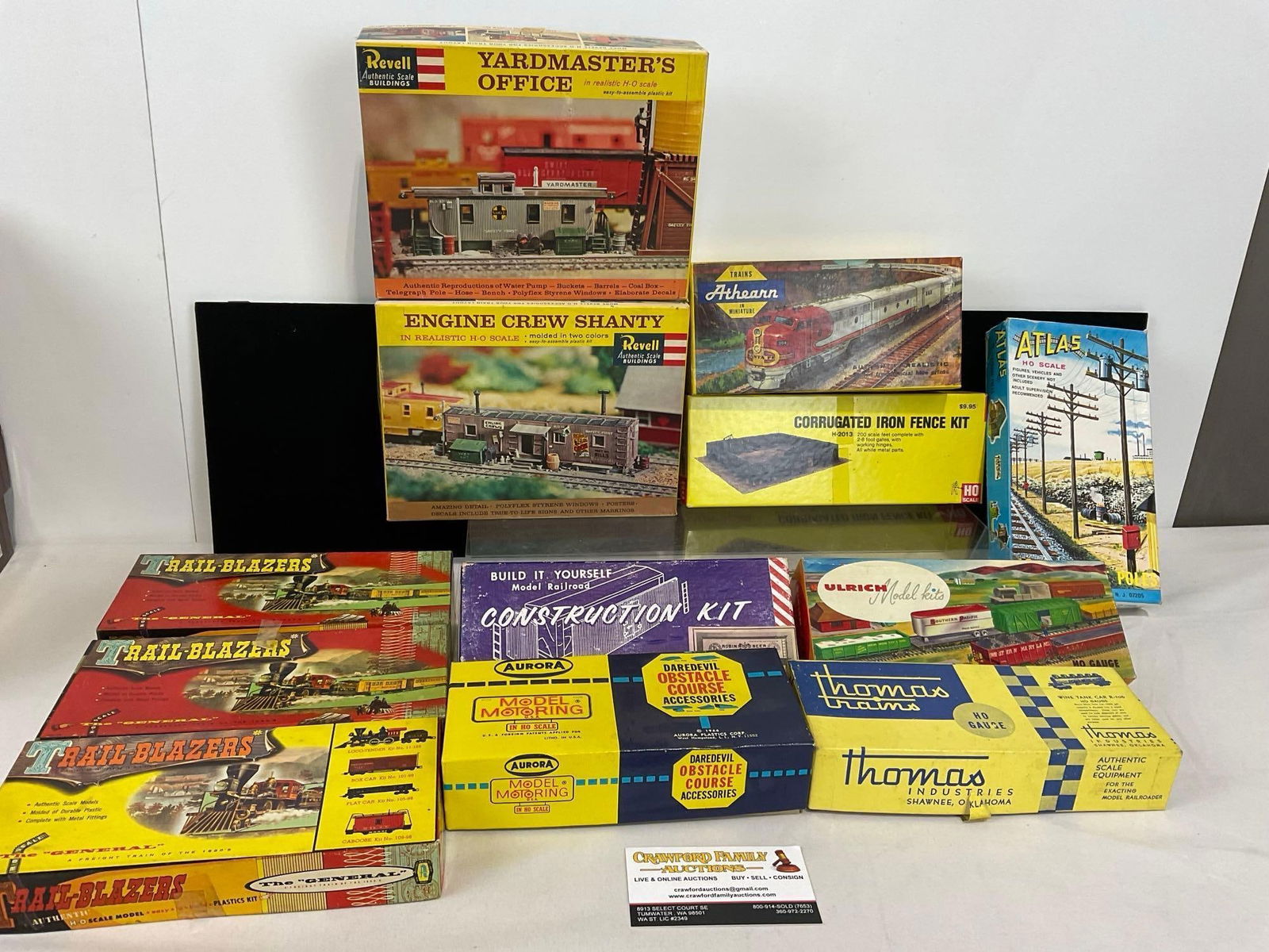 11 Train Model Kits, HO Scale, Trailblazers, Aurora, Athearn, Revell, Atlas & more (1 of 7)