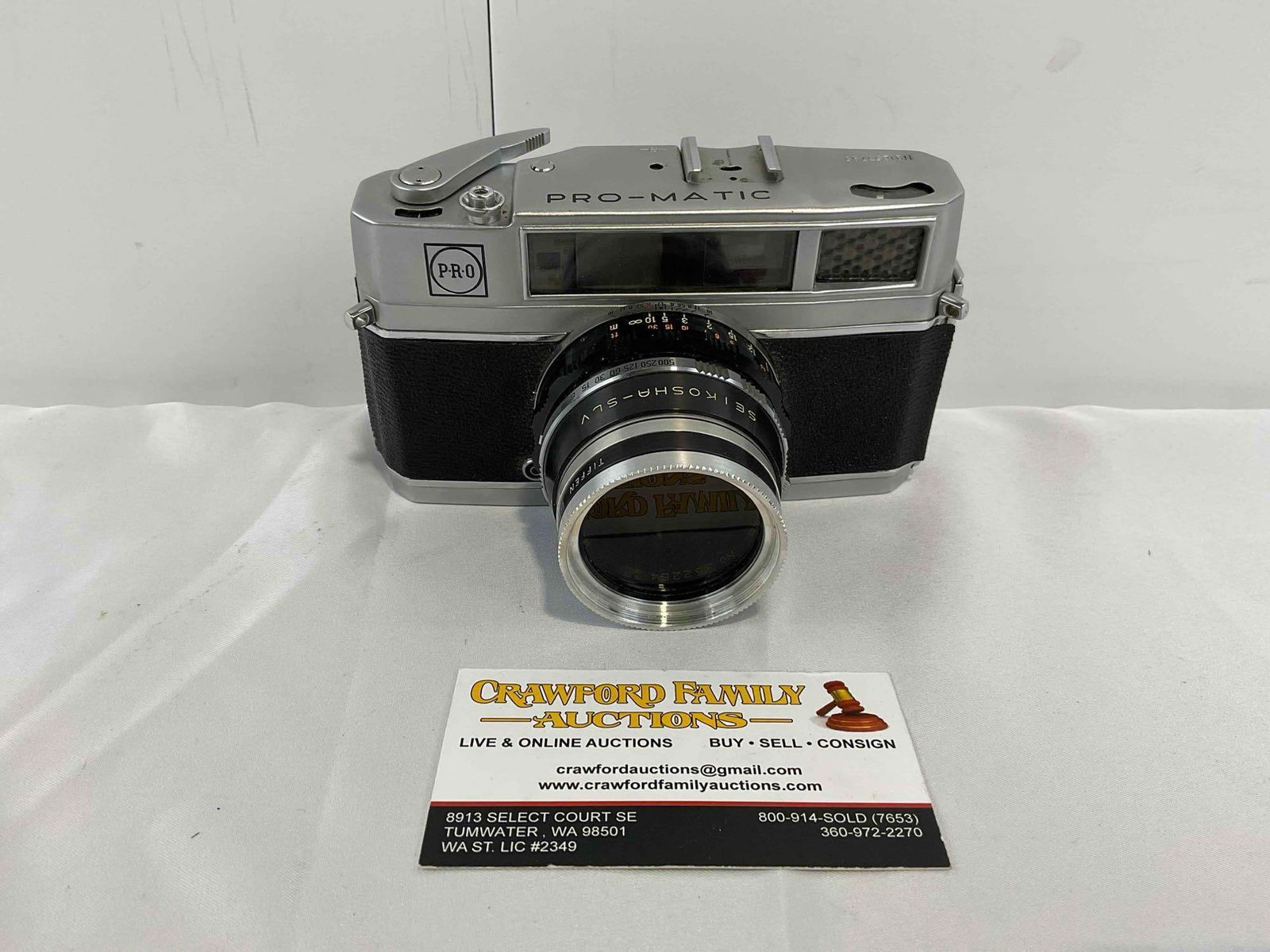 Vintage Makita Pro-Matic 35mm Camera No. 1235795 w/ Seikosha SLV Shutter. Untested, As Is. (1 of 8)