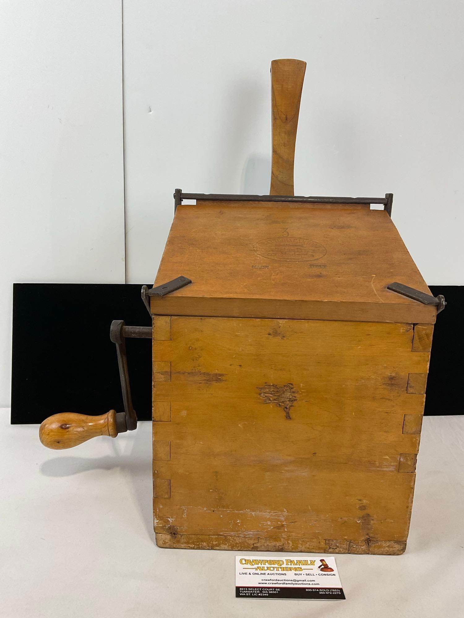 Antique Working Italian Crank Cheese Grater, Grattugia Cantoni, Hard Cheese, 20h x 17w x 11d inches (1 of 8)