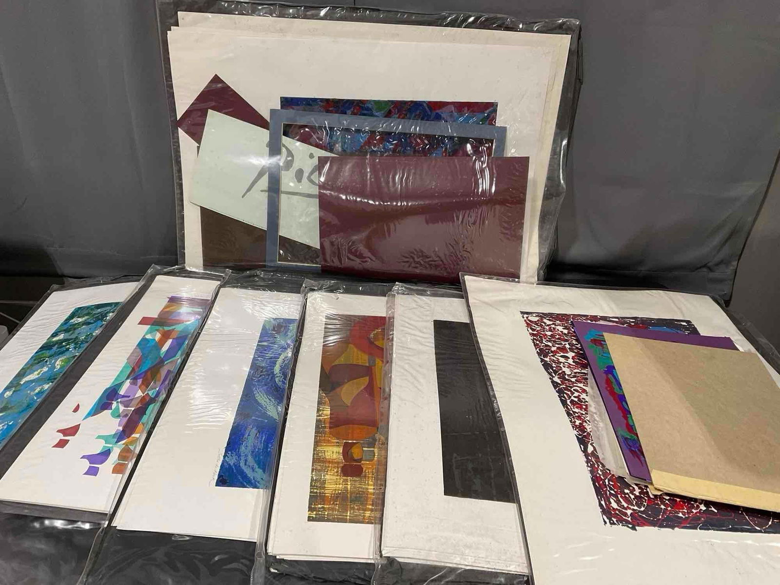 Vintage 1970s Artwork from Local Artist, Various Prints & WIP pieces (1 of 9)