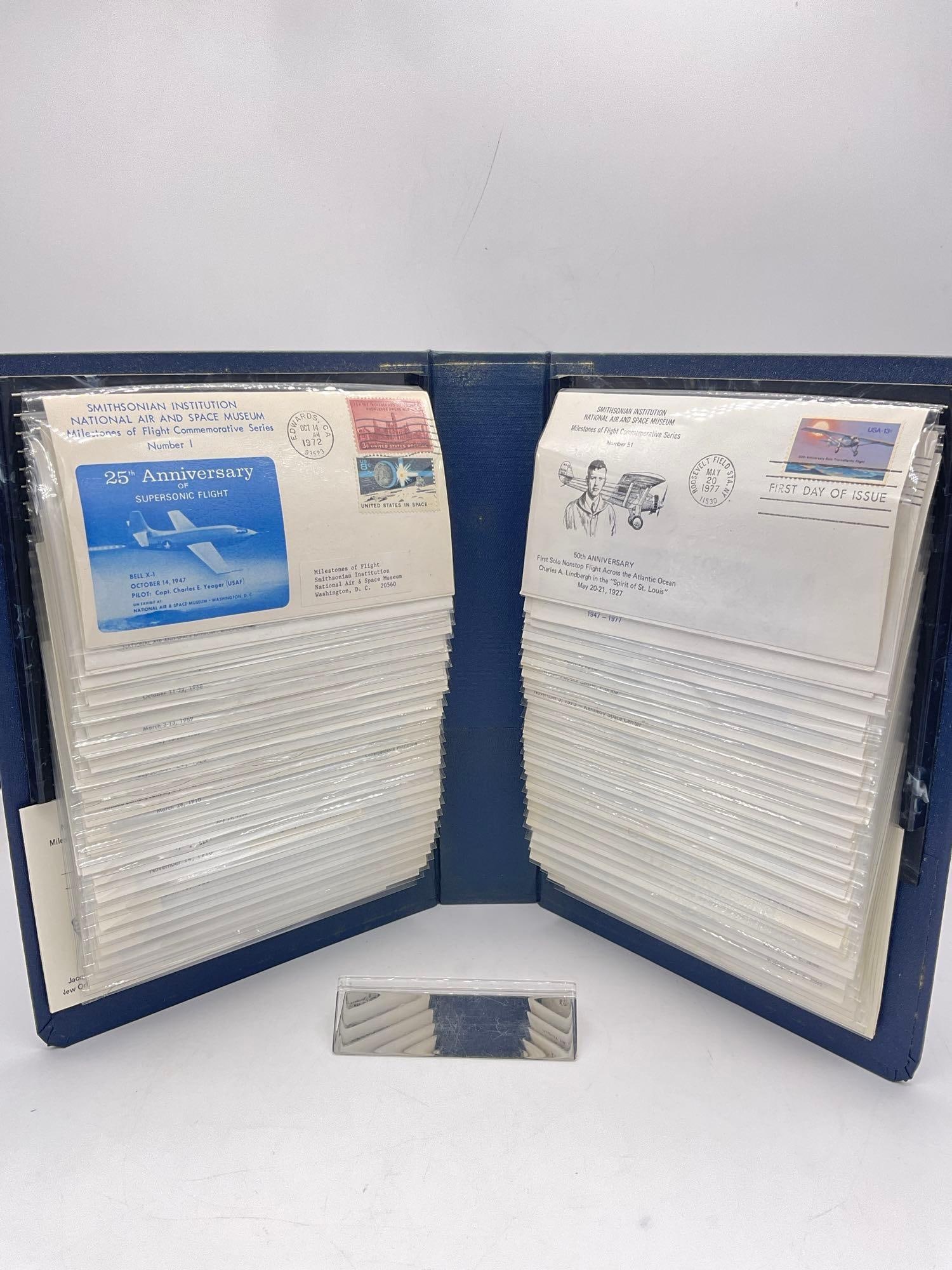1970's complete set Milestones of flight Smithsonian National Air & Space Museum Fist day covers (1 of 7)