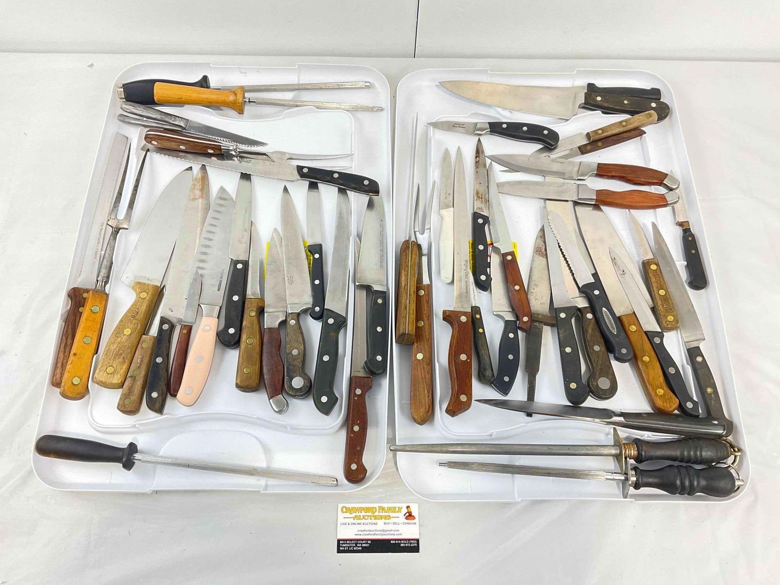 40+ pcs Chef's Knives & Accessories, incl. Chicago Cutlery, J. A. Henckels & More! See pics. (1 of 6)