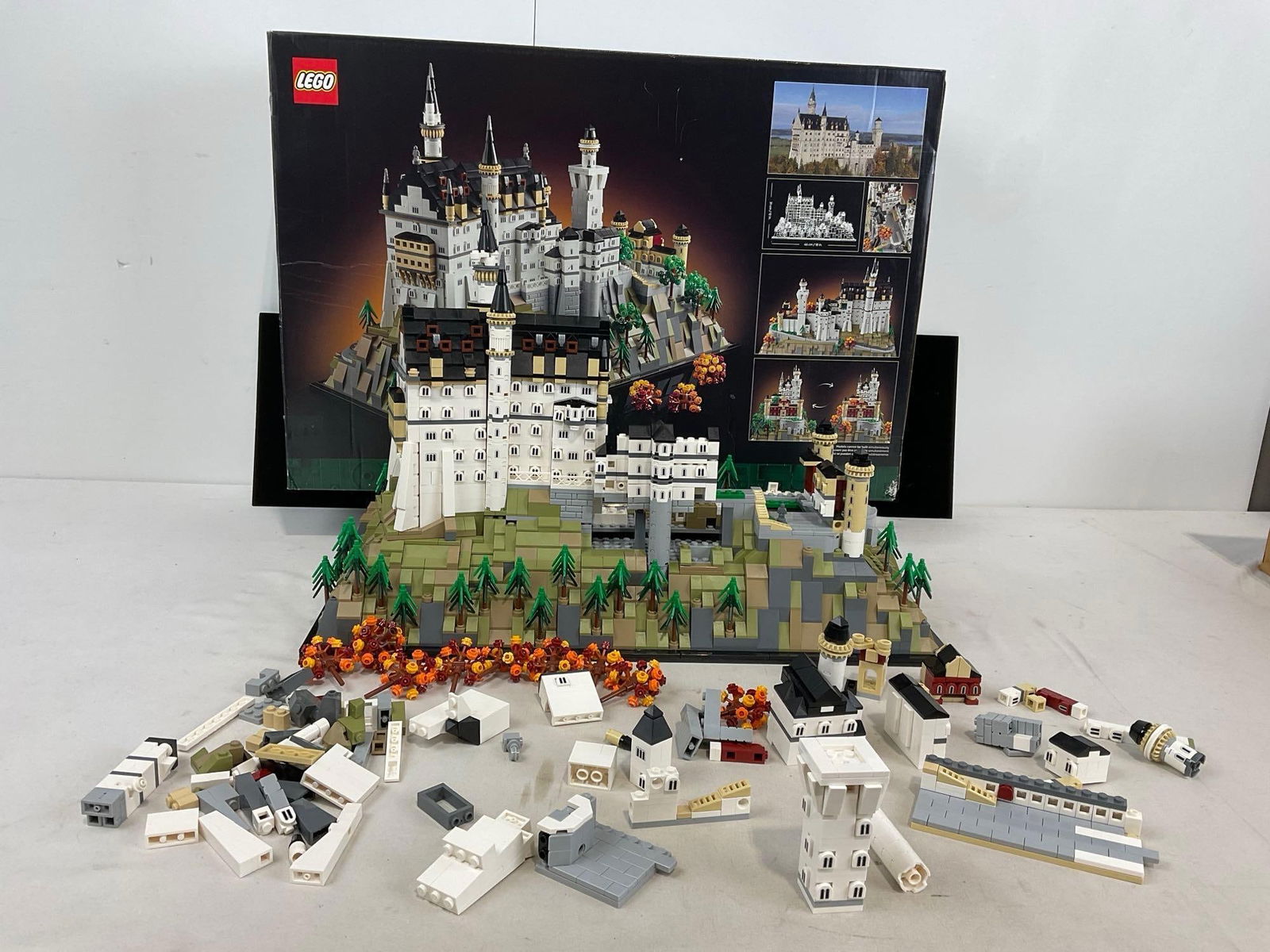 Castle Neuschwanstein LEGO Set, Architectural series, Famous German Castle, #21063, 3455 pieces (1 of 8)