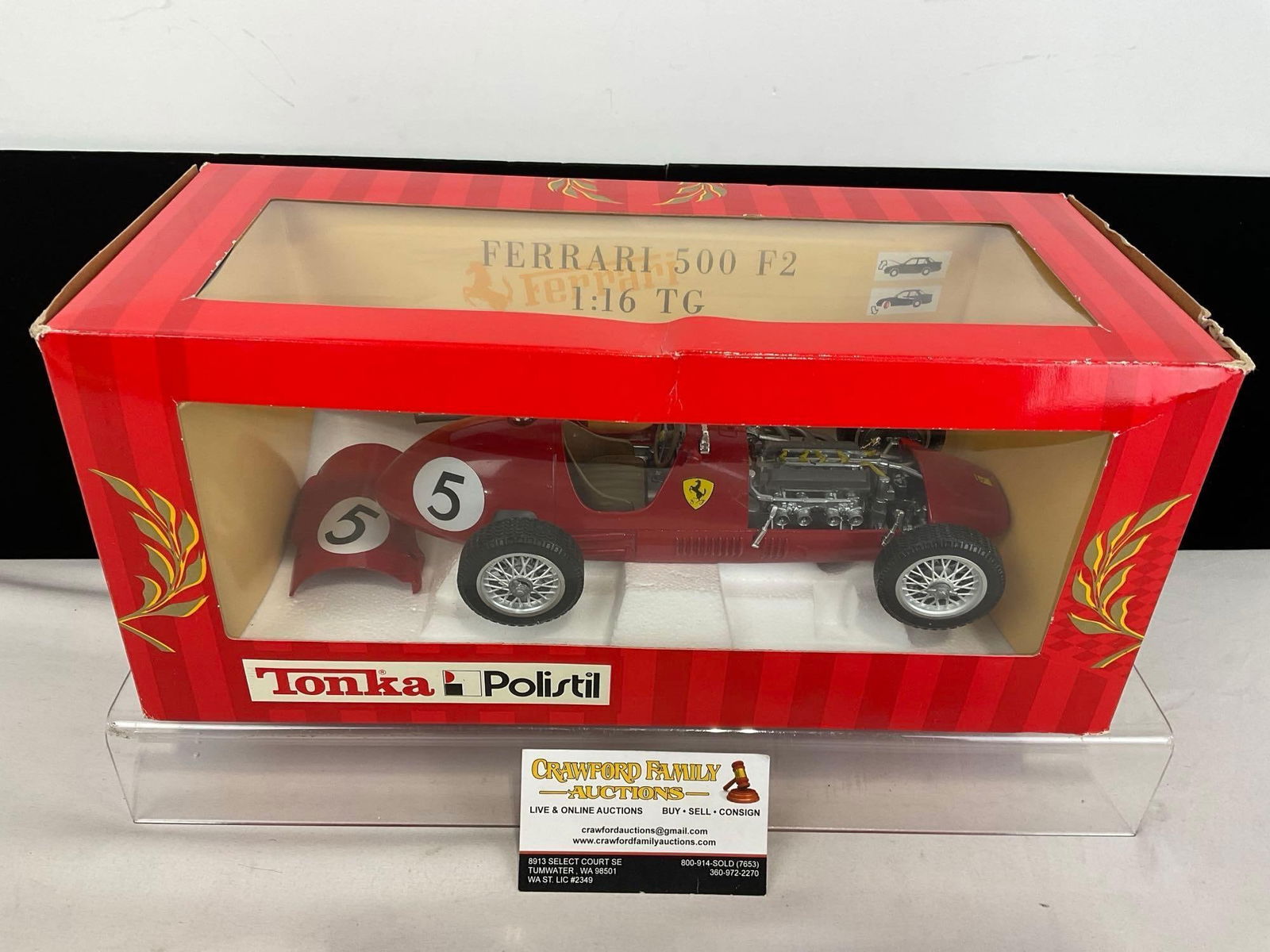 Tonka Polistil Ferrari 500 F2 1:16 TG Die Cast Collectible Car in Box & Packaging (1 of 5)