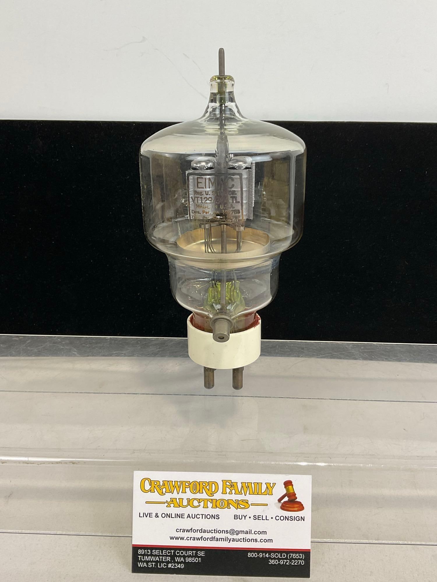 Vintage 1950s Eimac 304TL / VT-129 power triode vacuum tube (1 of 3)