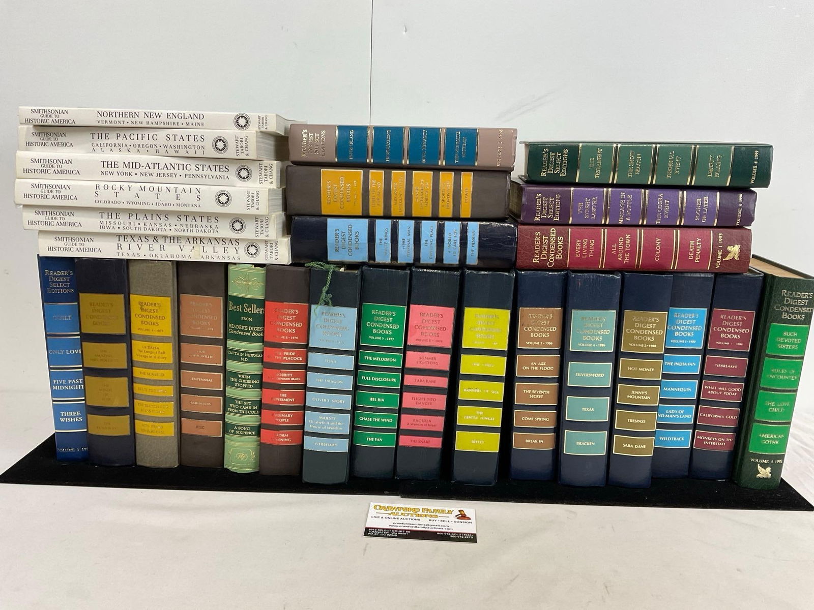 Variety of 20 Smithsonian US State Books & 70s-90s Readers Digest Books, 4-5 Condensed Stories (1 of 5)