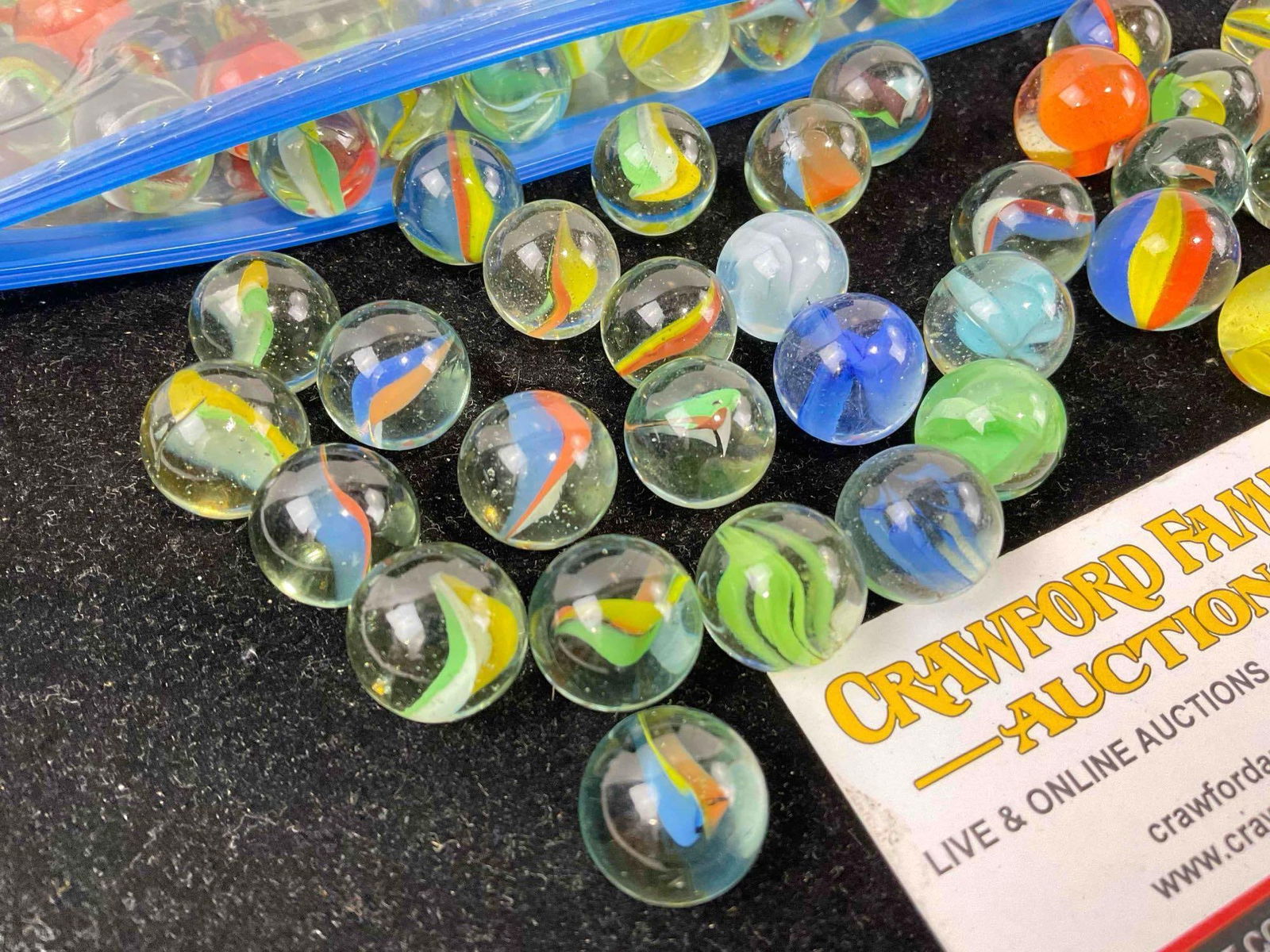 150+ pcs Glass Marble Collection, incl. Many Colorful Cat's Eyes. Excellent Condition. See pics. - 2