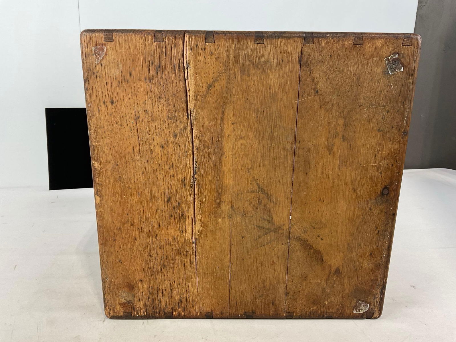 Antique Tiger Oak 6 Drawer Library Bureau, last pat date 1908, 14h x 14w x 15d inches - 10