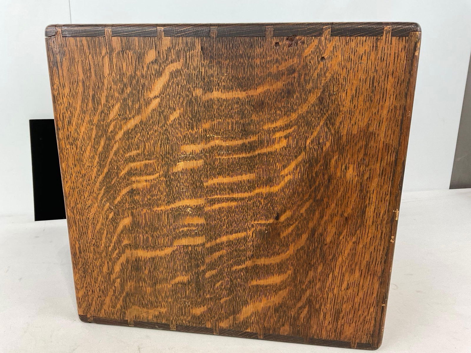 Antique Tiger Oak 6 Drawer Library Bureau, last pat date 1908, 14h x 14w x 15d inches - 7