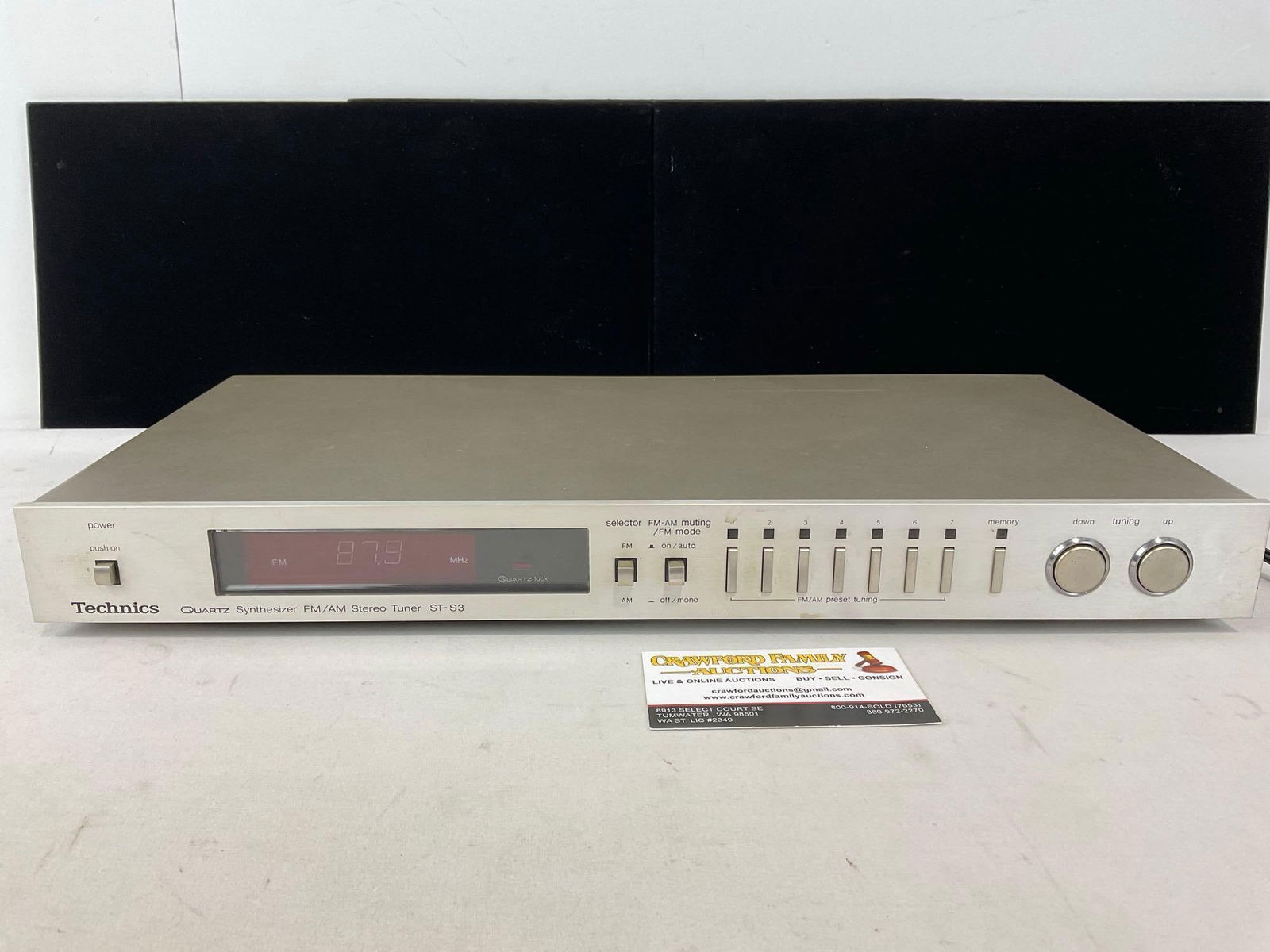 Technics Model No. ST-S3 Quartz Synthesizer FM/AM Stereo Tuner (1 of 6)