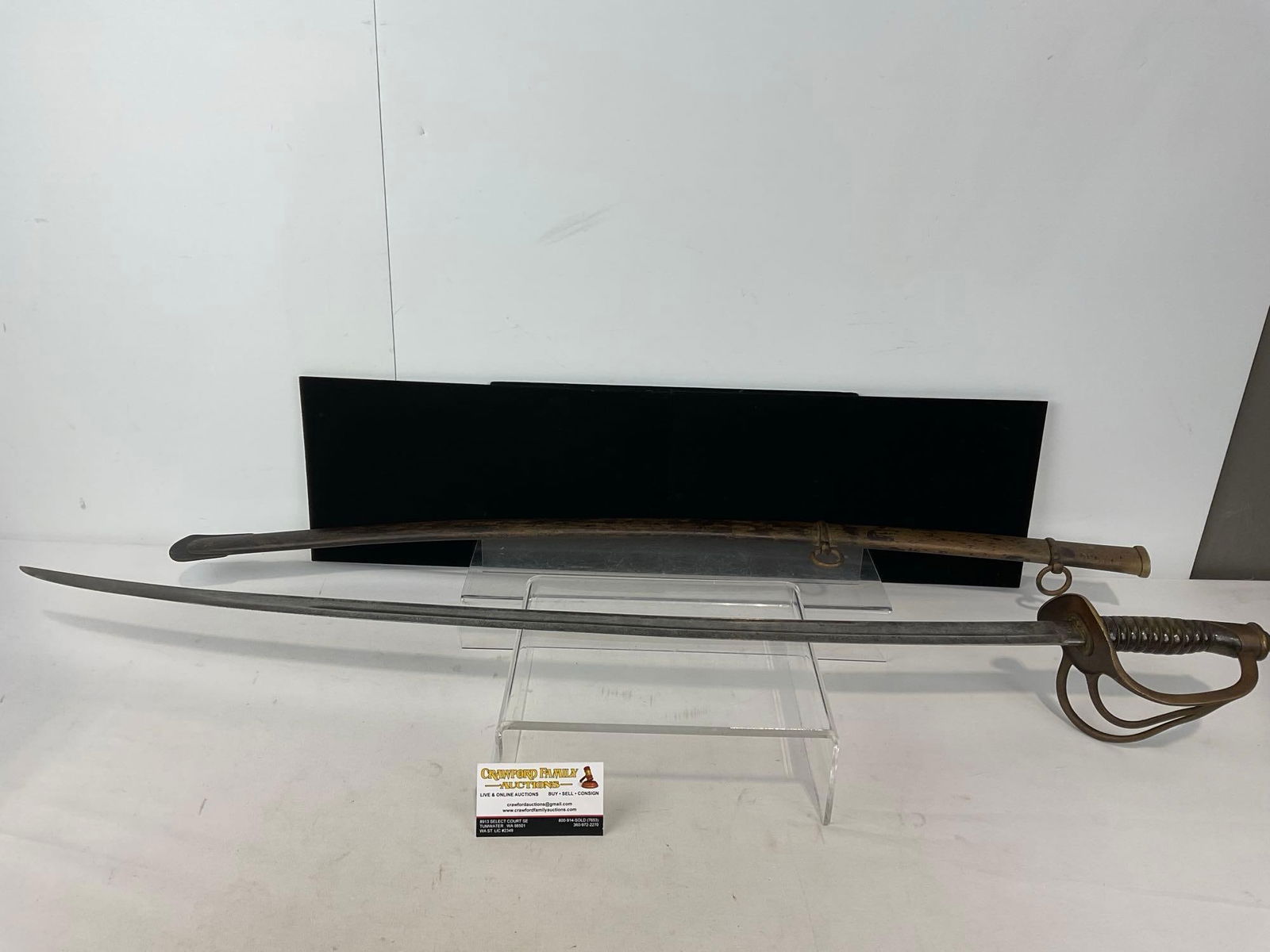 Antique 1869 Mansels & Lamb Civil War Era Combat Cavalry Saber, 34 inch blade, w/ Scabbard: Marked Mansels & Lamb Forestdale, Rhode Island, has the stamp, over stamped 39, U.S. J.H. 1869, overstamped with N. Appears to be in fair to good shape for the age of the piece, the