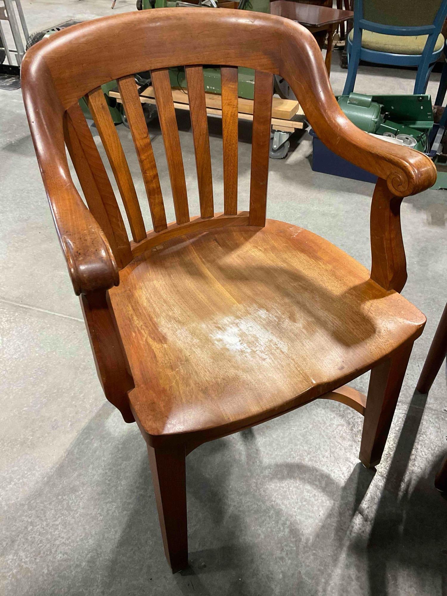 Vintage MCM Made in Denmark Expanding Dining Table w/ 6 Handsome Wood Chairs. See pics. - 4