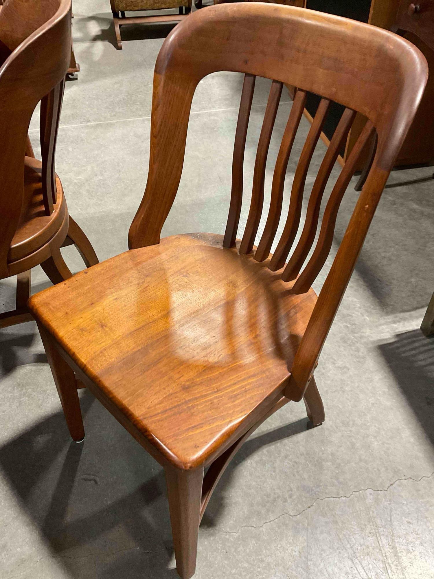 Vintage MCM Made in Denmark Expanding Dining Table w/ 6 Handsome Wood Chairs. See pics. - 5