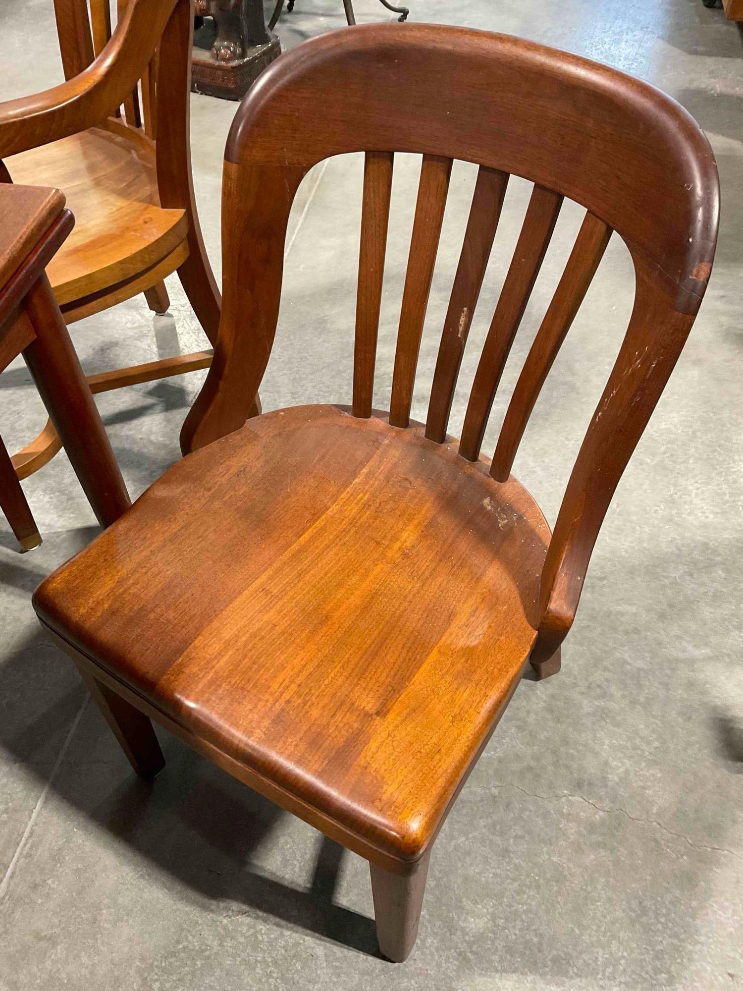 Vintage MCM Made in Denmark Expanding Dining Table w/ 6 Handsome Wood Chairs. See pics. - 9