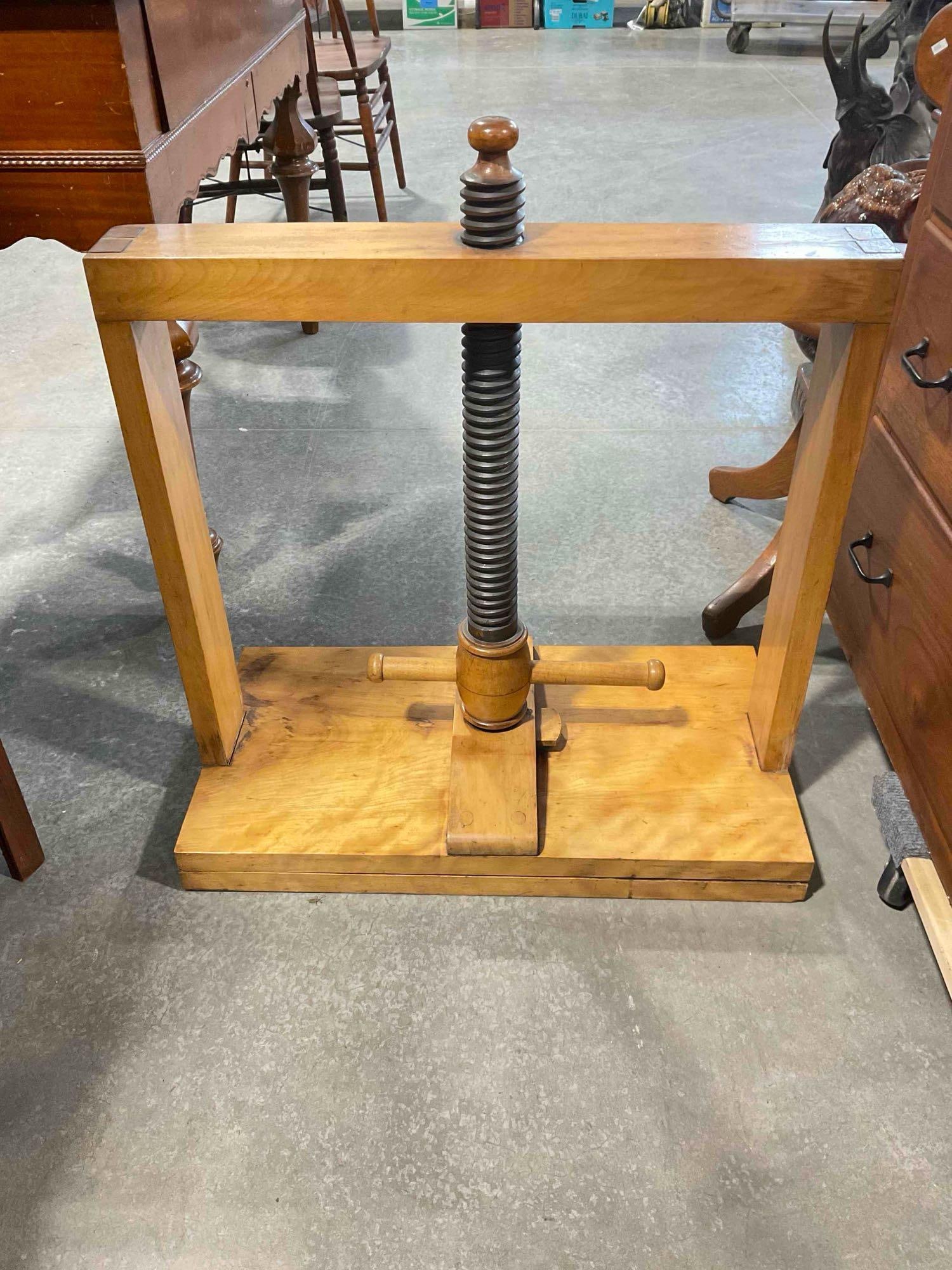 Antique Oak? Wooden Book or Linen Press. Excellent Condition. Measures 28" x 15" x 34" (1 of 7)
