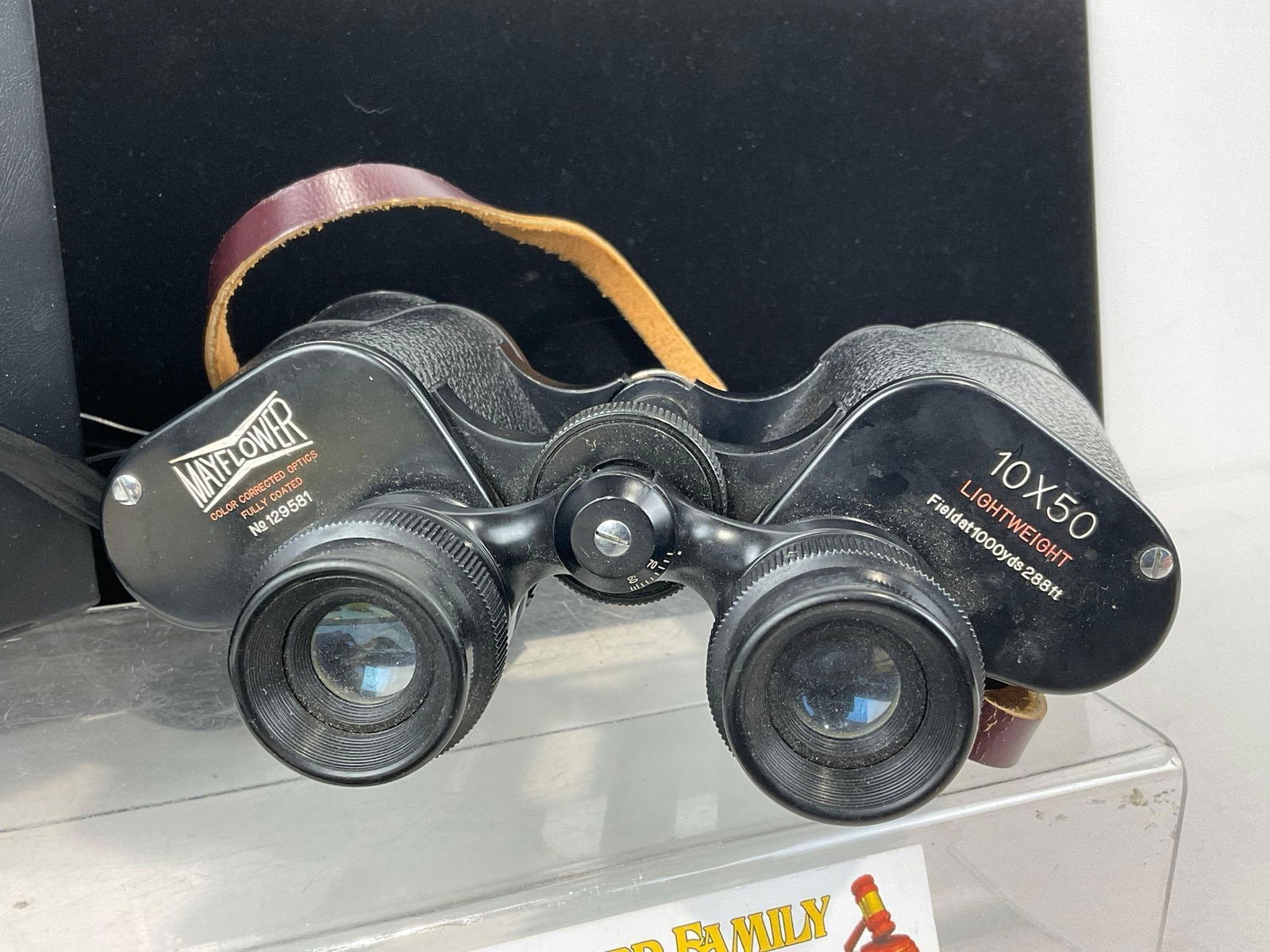 Pair of Binoculars, Selsi 7x35 Luminous Field 7.5 inch & Mayflower 10x50 Lightweight w/ Case - 2