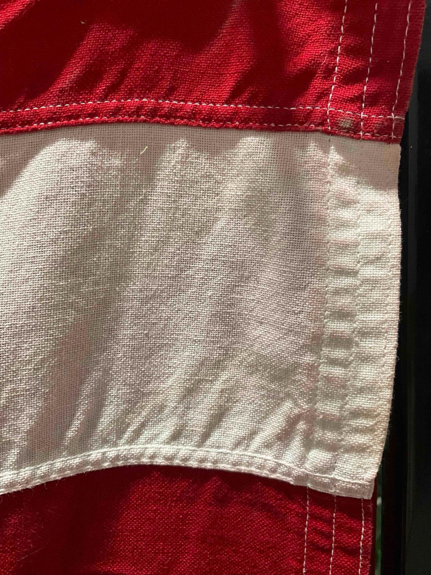 Vintage Valley Forge Flag Company Inc. Large American Flag. Measures 56 x 119 inches. - 7