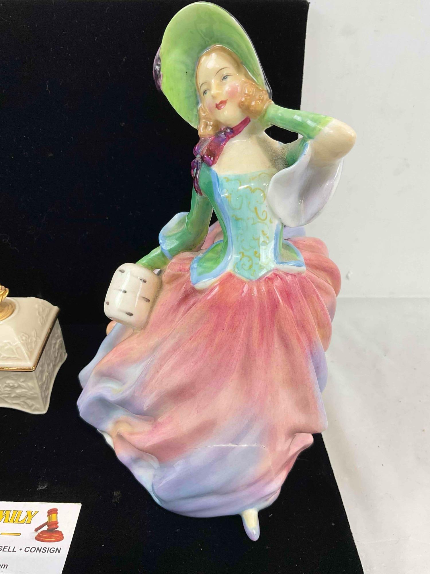 6 pcs Vintage Porcelain Collectibles, incl. Hummel, Lenox & Royal Doulton. Very Good Condition. - 5