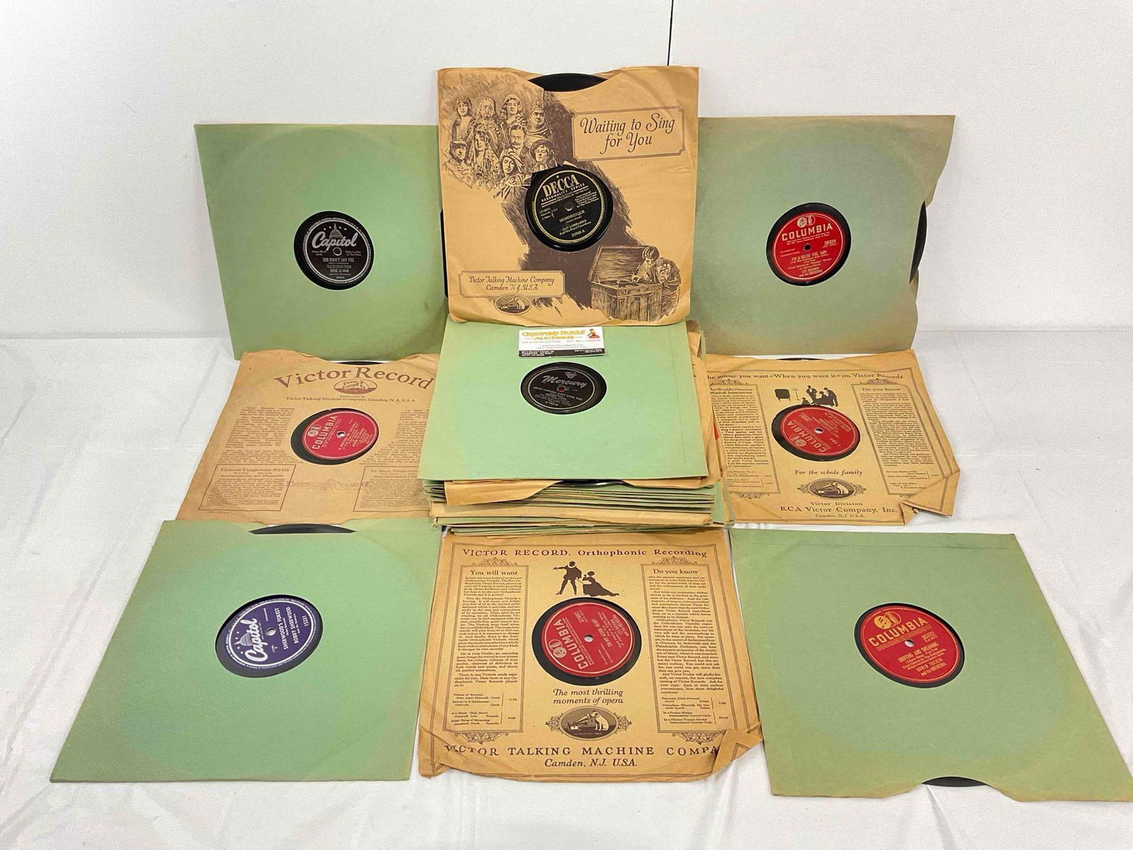 20+ pcs Vintage Vinyl Record Album Collection, incl. Mercury, RCA Victor, Columbia & More! (1 of 6)