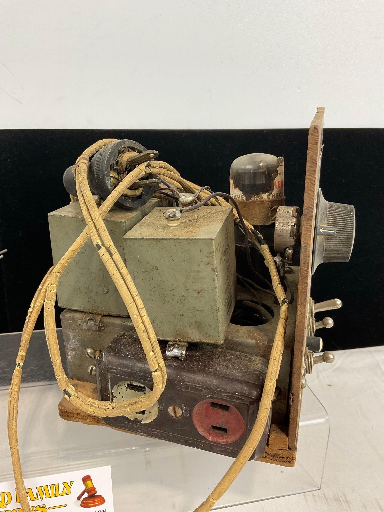 Vacuum Tube, Cavity Magnetron & General Radio Co Type 107-D Variable Inductor, all untested - 3