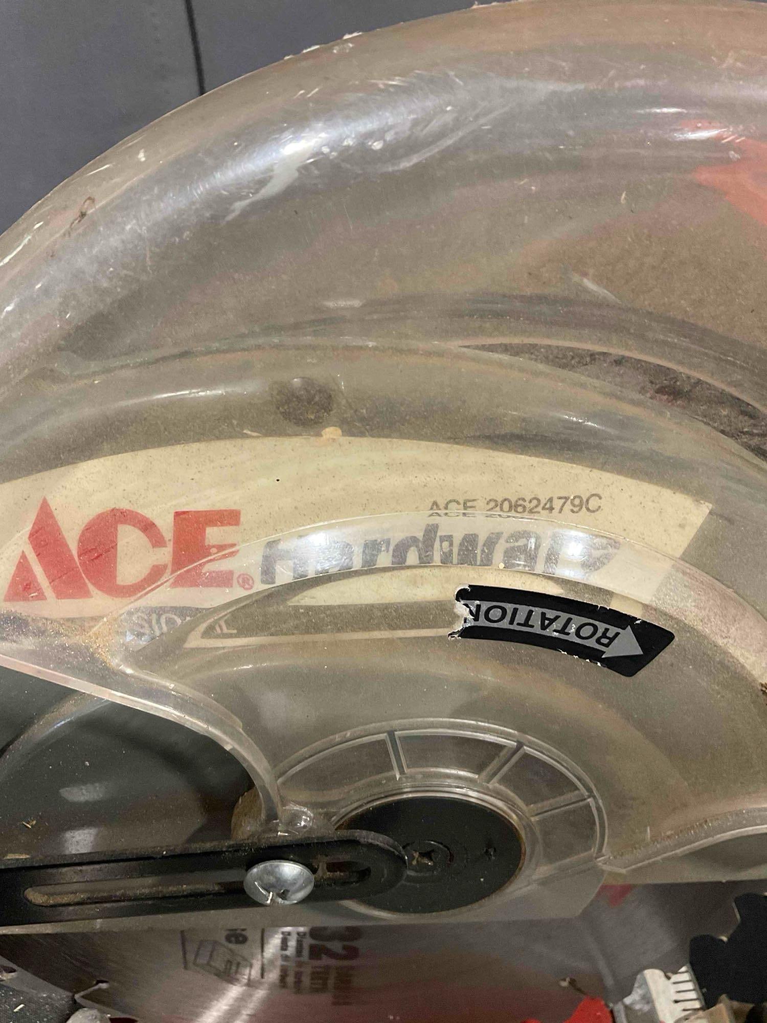 Ace Hardware 10" Miter Saw Model 2062479C. Tested, Works. Good Condition. See pics. - 5