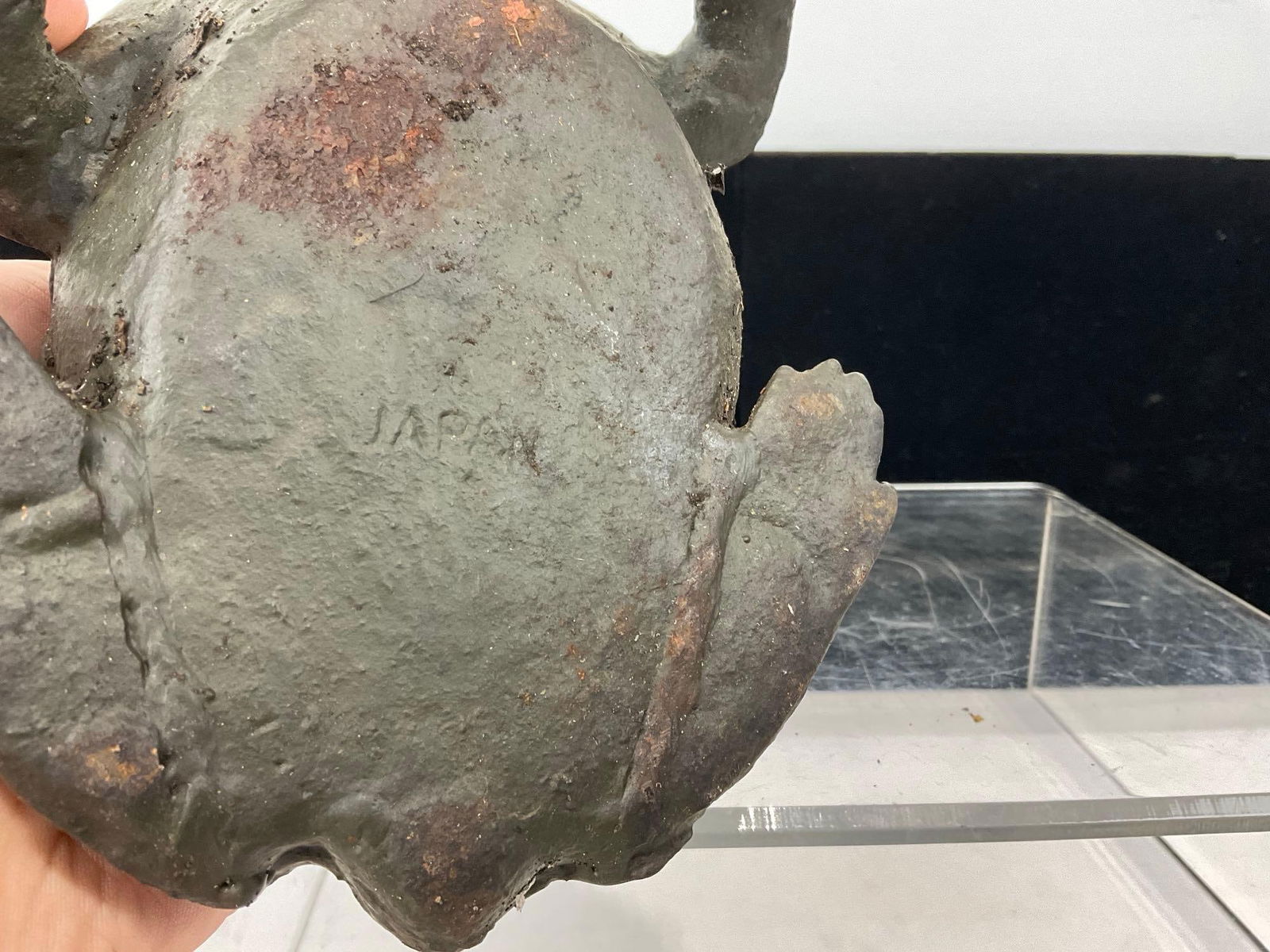 Cast Iron Frog Yard Art/Door Stop, approx 5h x 7w x 6d inches - 4