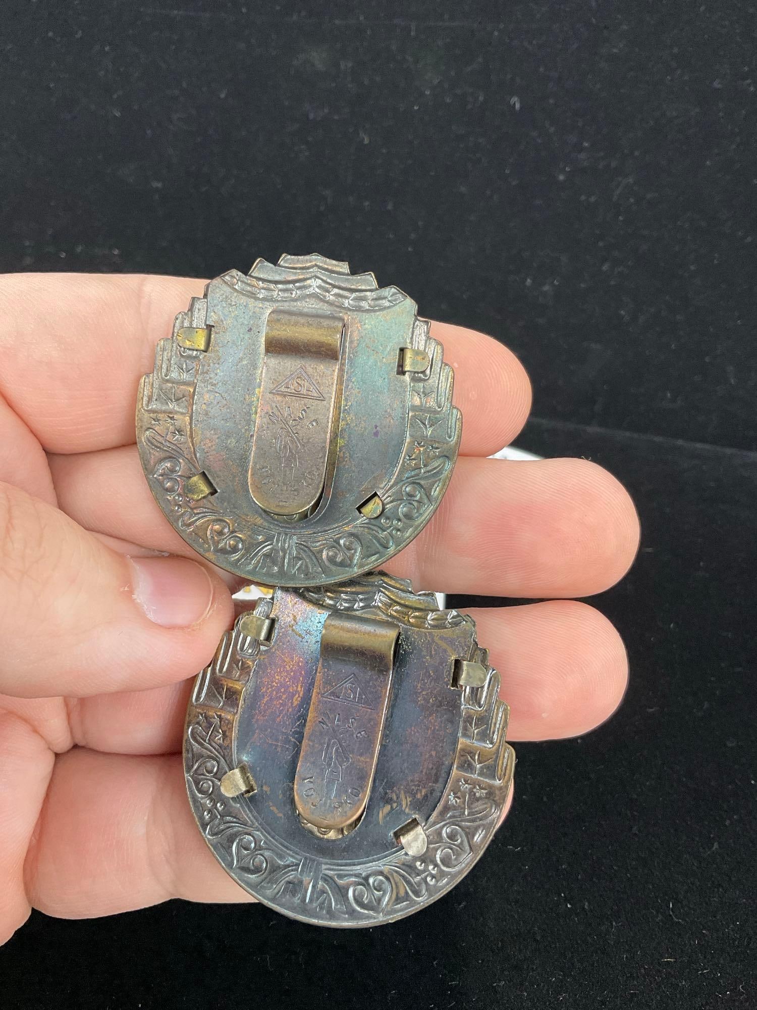 Pair of Czechoslovakian Light Machine Gun Qualification Badges, Pre WW2, 2nd & 3rd Class - 3