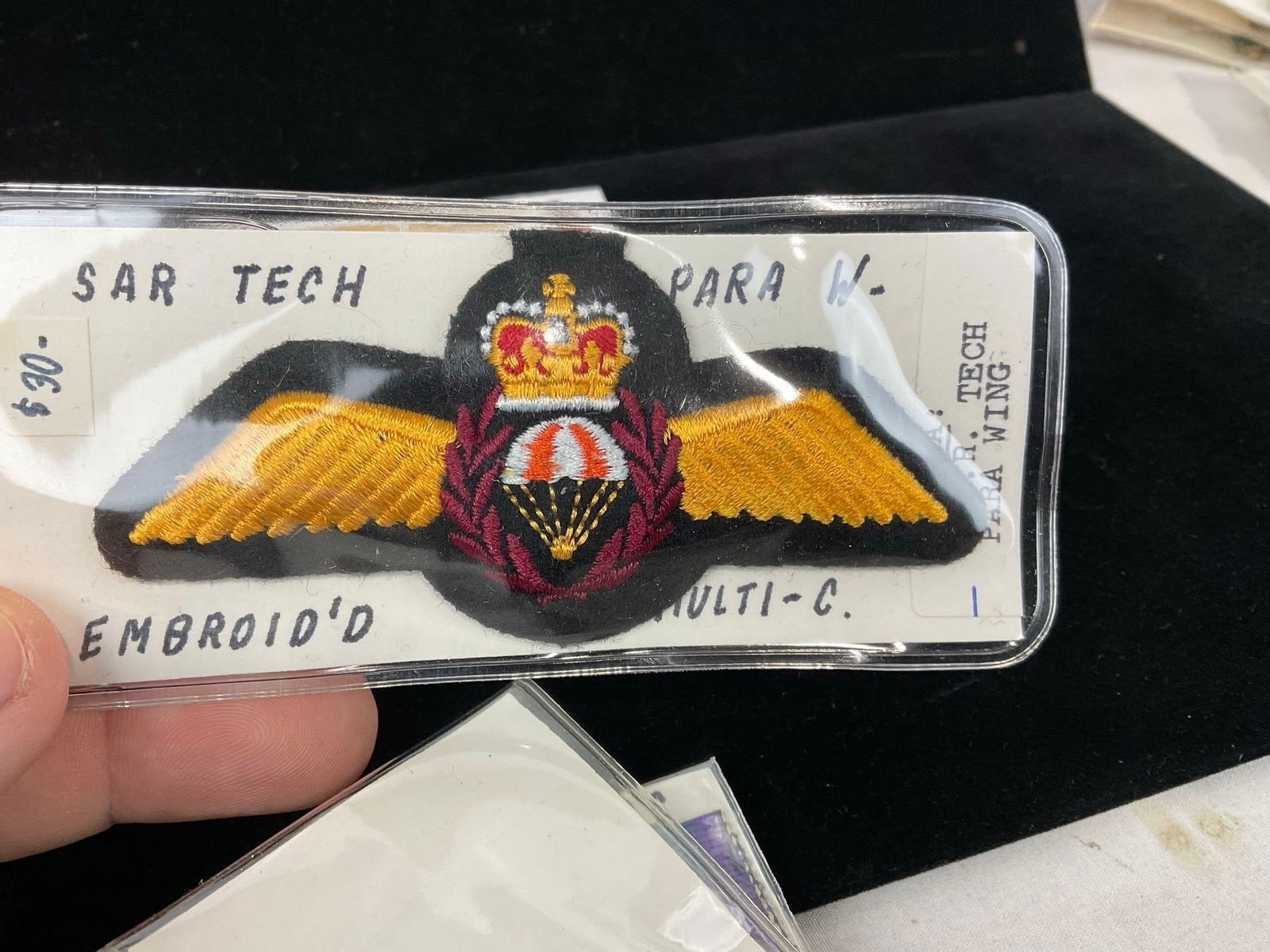 Canadian Para Rescue Pin & Wing, NWL Armed Forced Pin, Pair of Medals, British War & Victory WW1 - 5