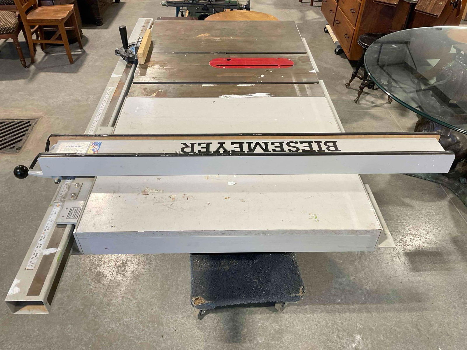 Delta Unisaw 10" Tilting Table Saw Model 36-812 w/ Biesemeyer Fence. Tested, Works. See pics. - 5