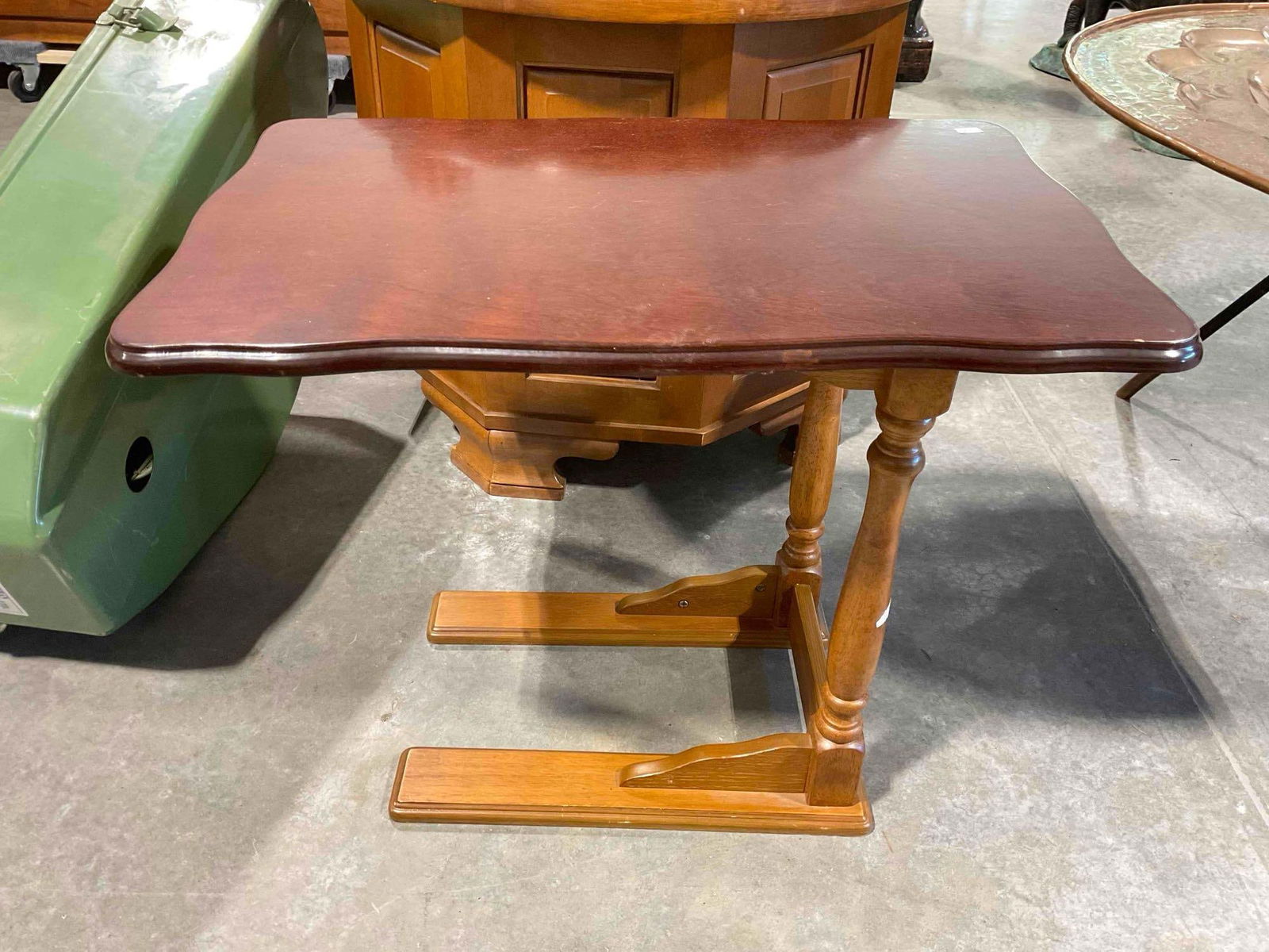 Vintage Wooden Overbed or Sofa Tray Stand. Excellent Condition. Measures 23" x 15" x 19" - 4