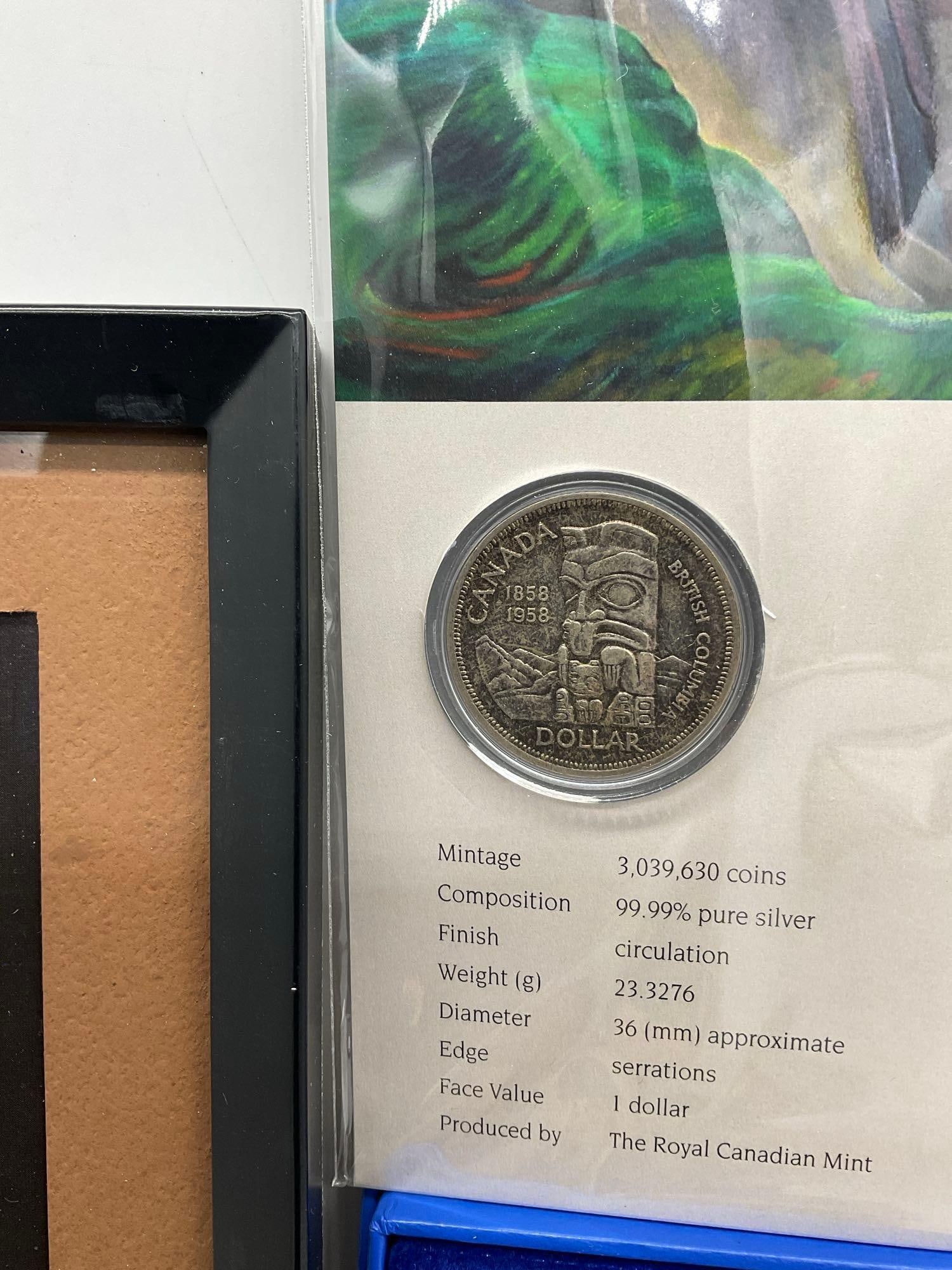 1999 Canadian Millennium 13 x quarter Set ,1996 $2 dollar Coin & Bill set w/ COA 1958 Silver Dollar - 7