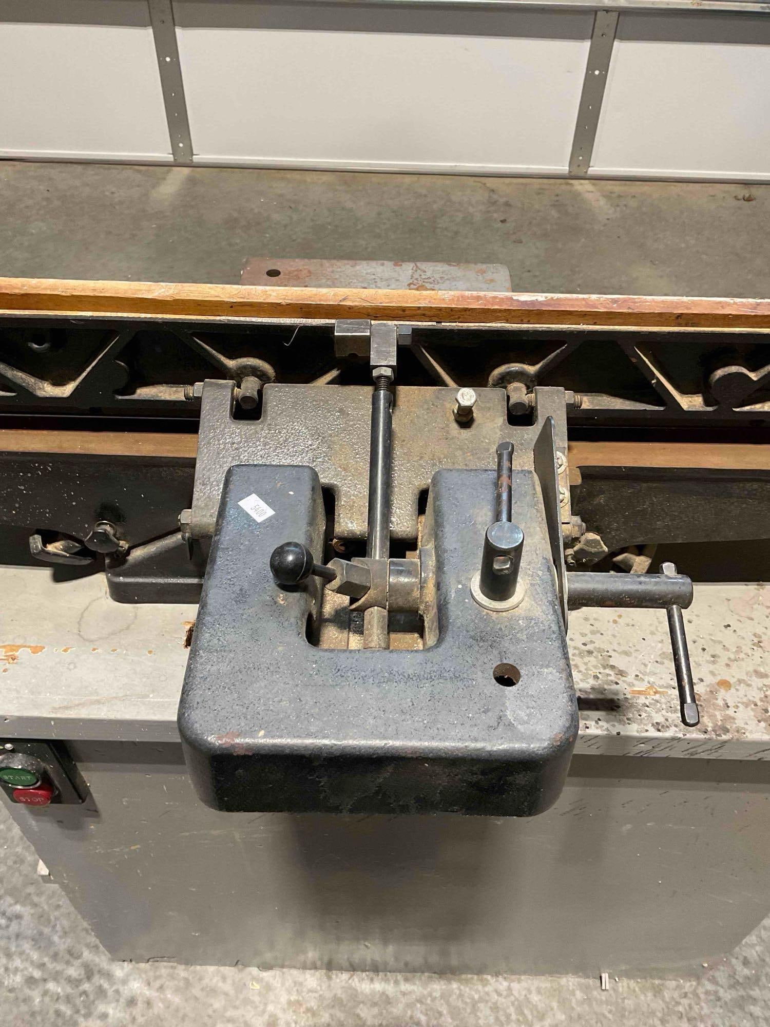 AMT 6" Joiner Model No 112308 Built into a Sawdust Collection Cabinet. - 11