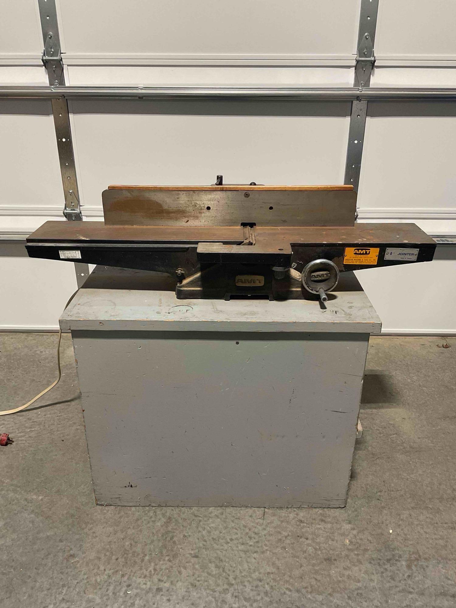 AMT 6" Joiner Model No 112308 Built into a Sawdust Collection Cabinet. (1 of 12)