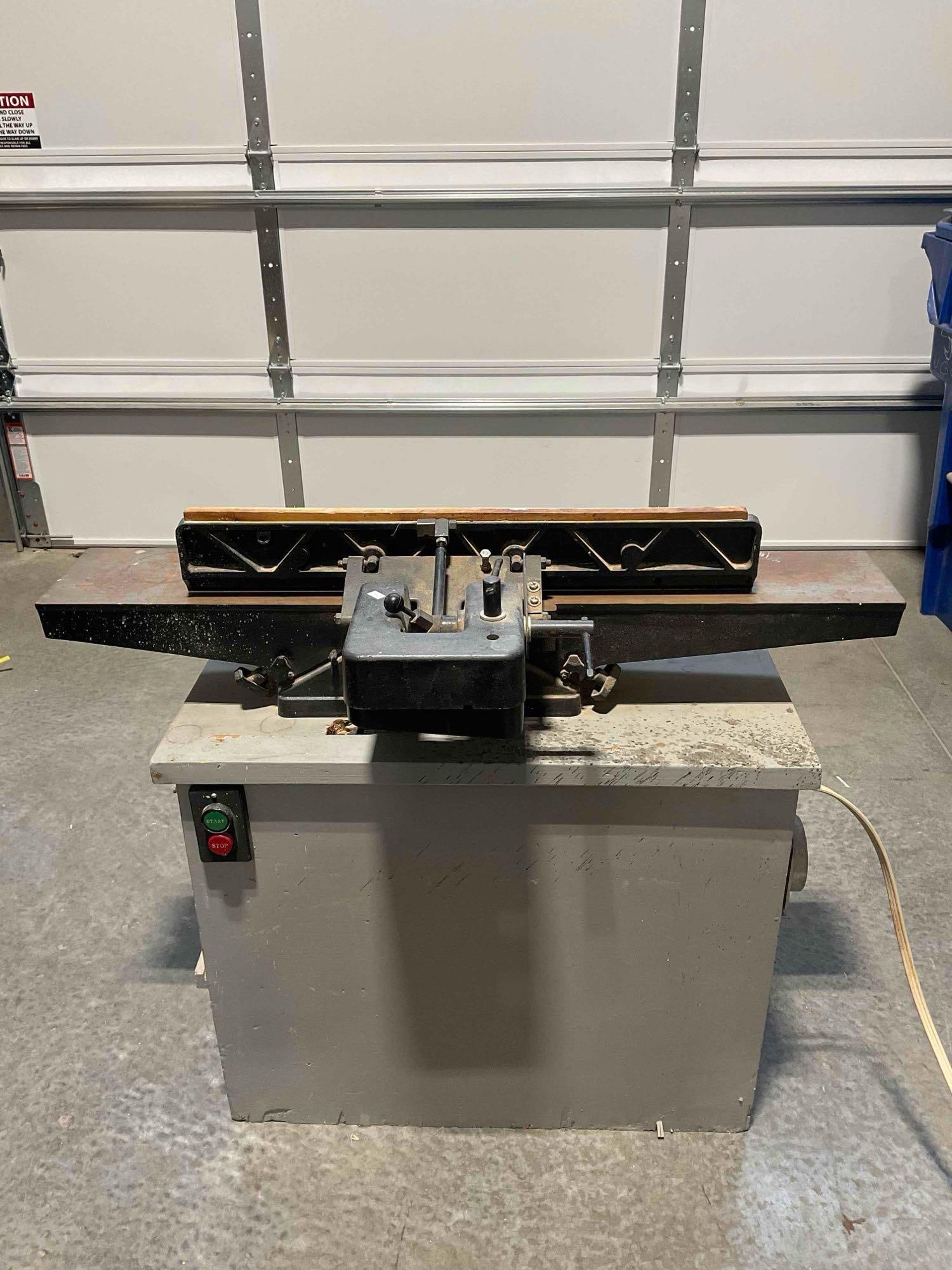 AMT 6" Joiner Model No 112308 Built into a Sawdust Collection Cabinet. - 3