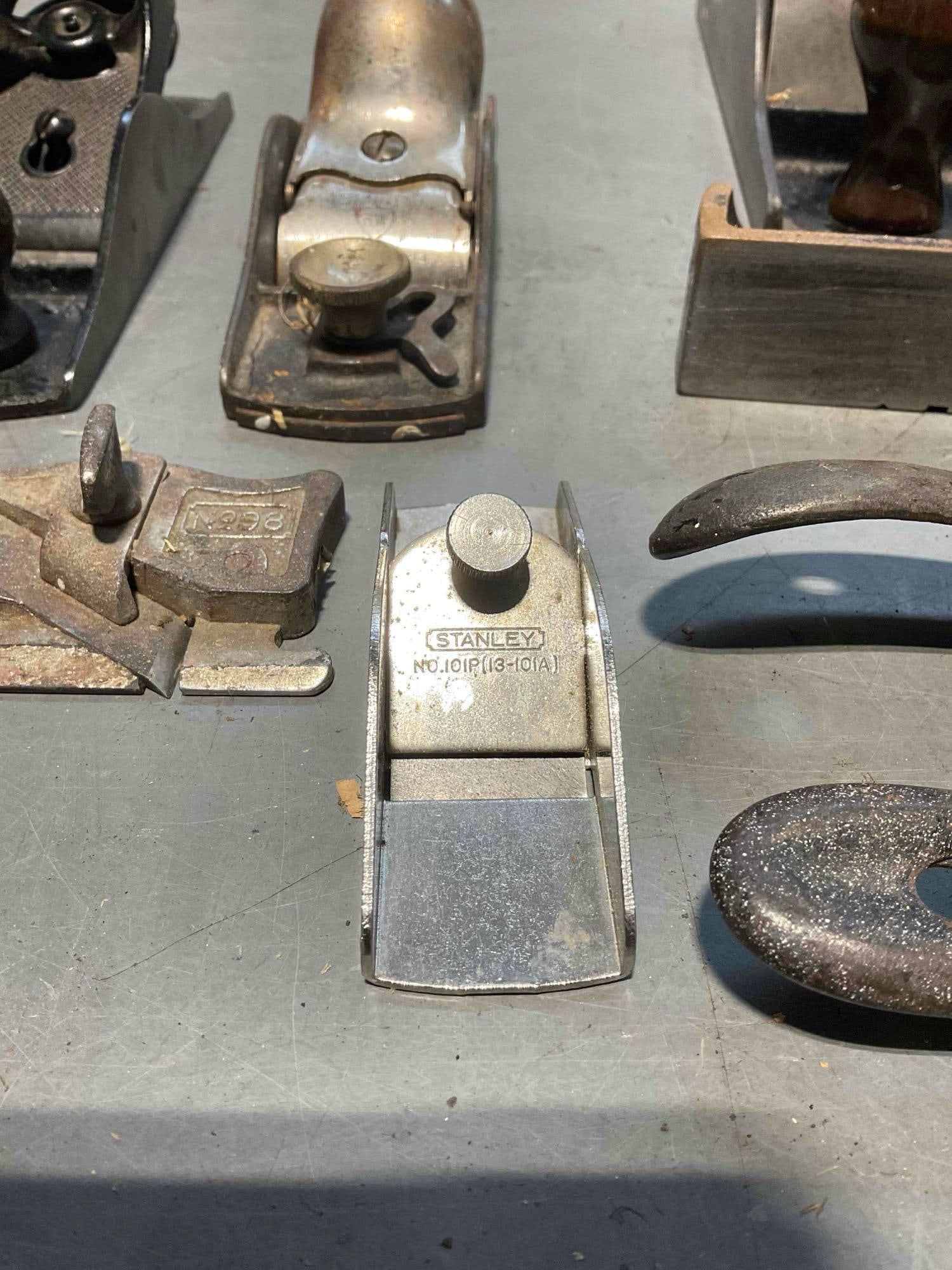 Collection of Vintage Wood Planes, Spoke Shaves And Edge Planes including 5x Stanley Brands - 8