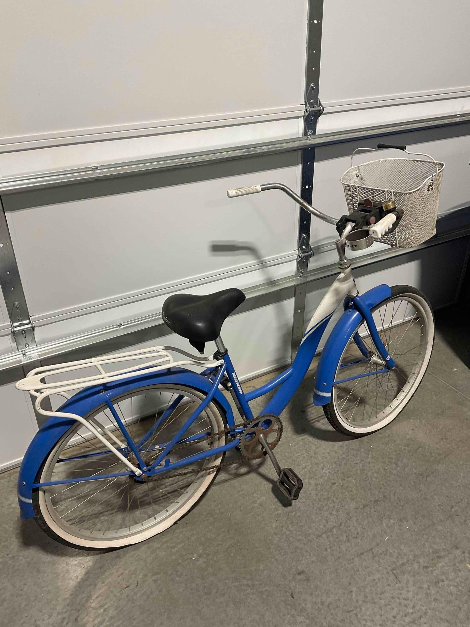 Torker City Bike with Luggage Rack, and Detachable Basket, Pedal-back Breaks. - 5