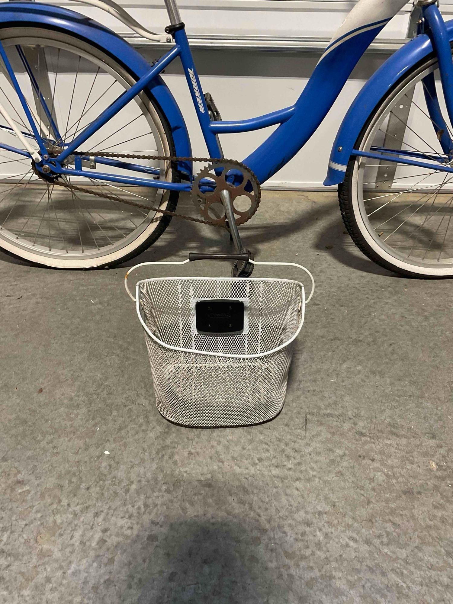 Torker City Bike with Luggage Rack, and Detachable Basket, Pedal-back Breaks. - 7