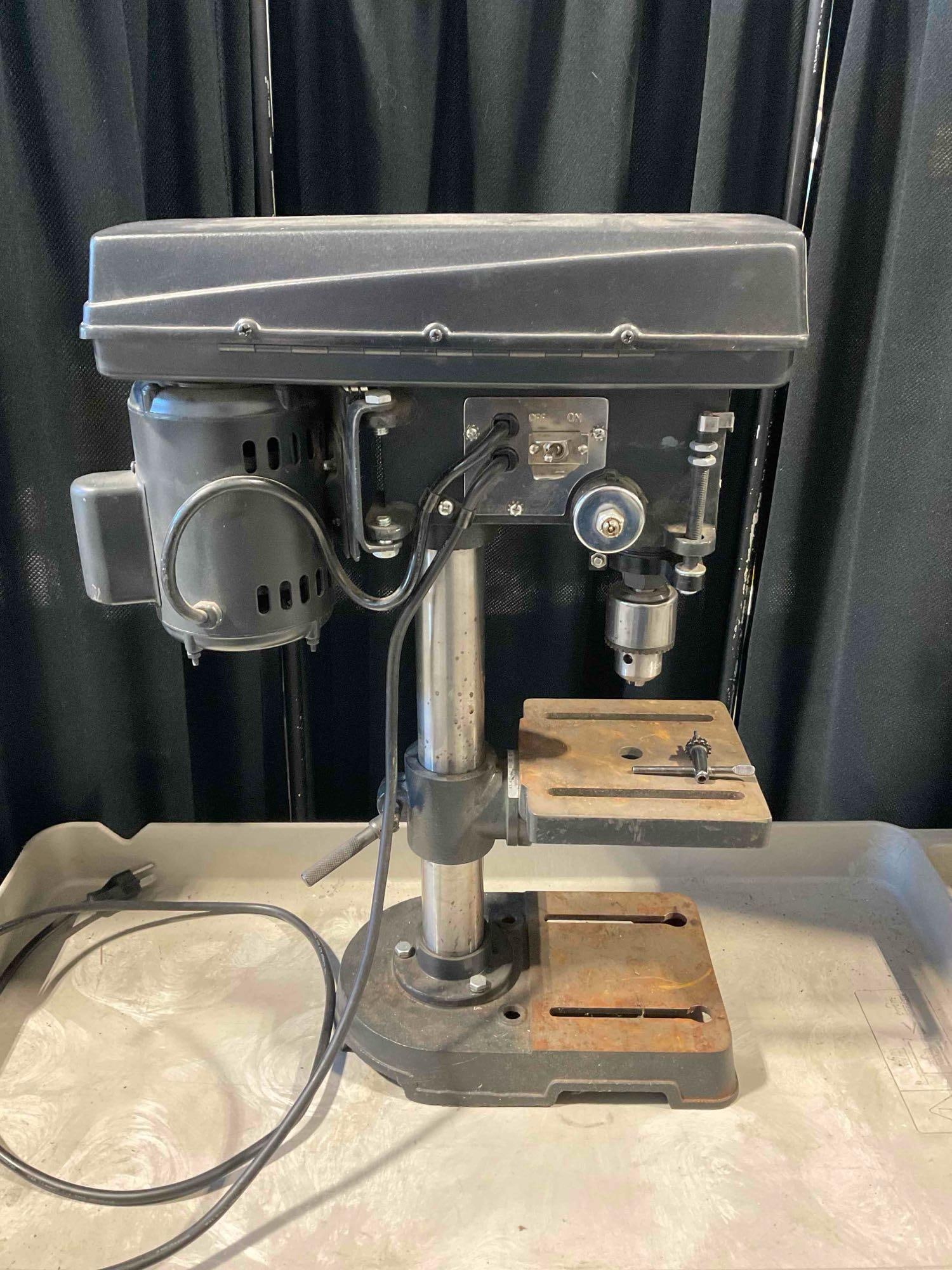 Alltrade 5 Speed Drill Press 1/3 HP Model No. 1960-D-513N Tested and Working - 3