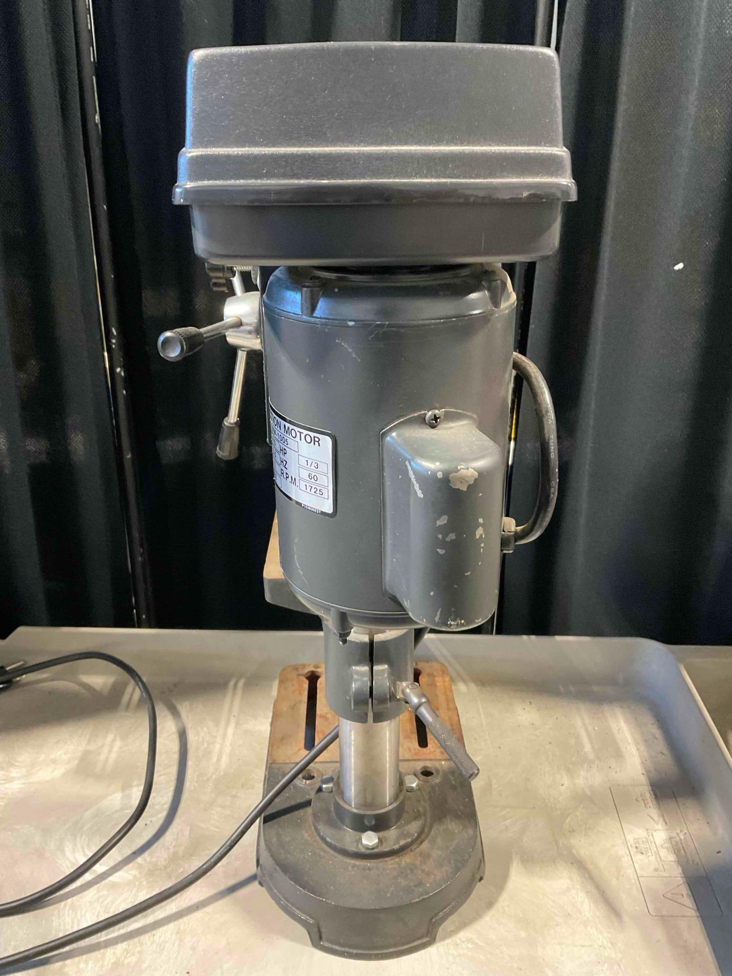 Alltrade 5 Speed Drill Press 1/3 HP Model No. 1960-D-513N Tested and Working - 4