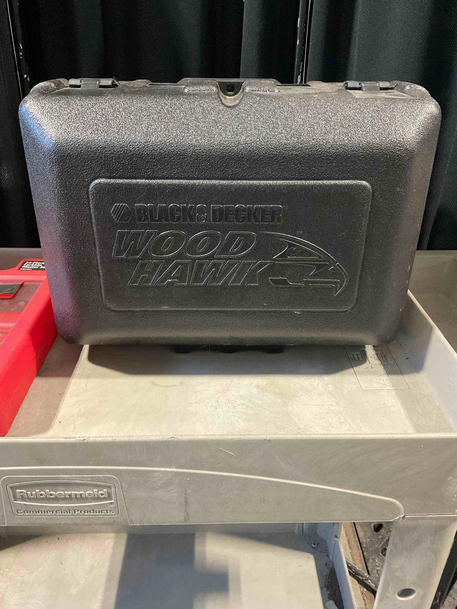 Ryobi Router Mo. RE180PL and Collection of Hickory Woodworking Bits Tested and Working - 6