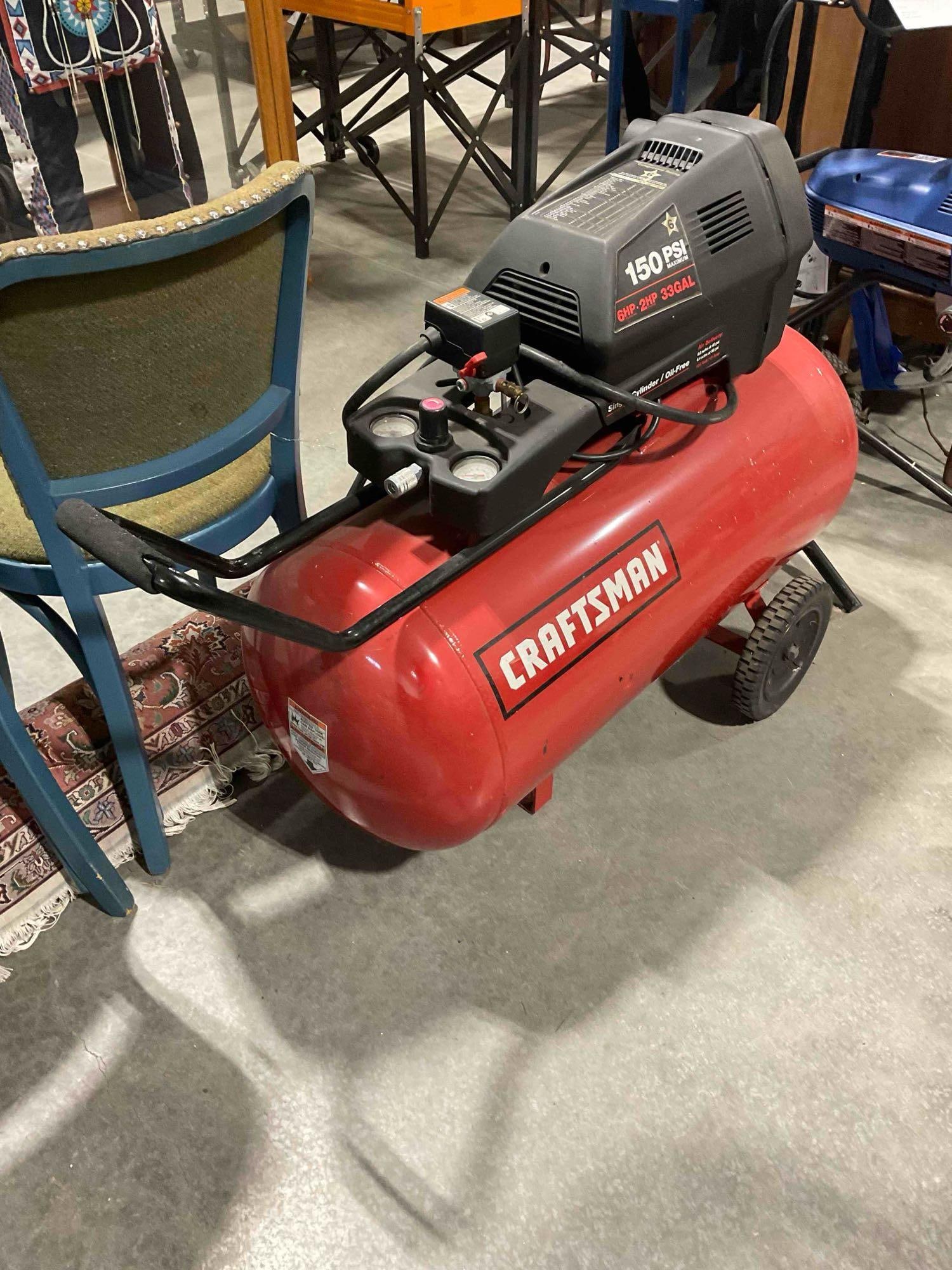 Craftsman 33Gal Air Compressor Model No. 919.167342. Tested and Working - 3
