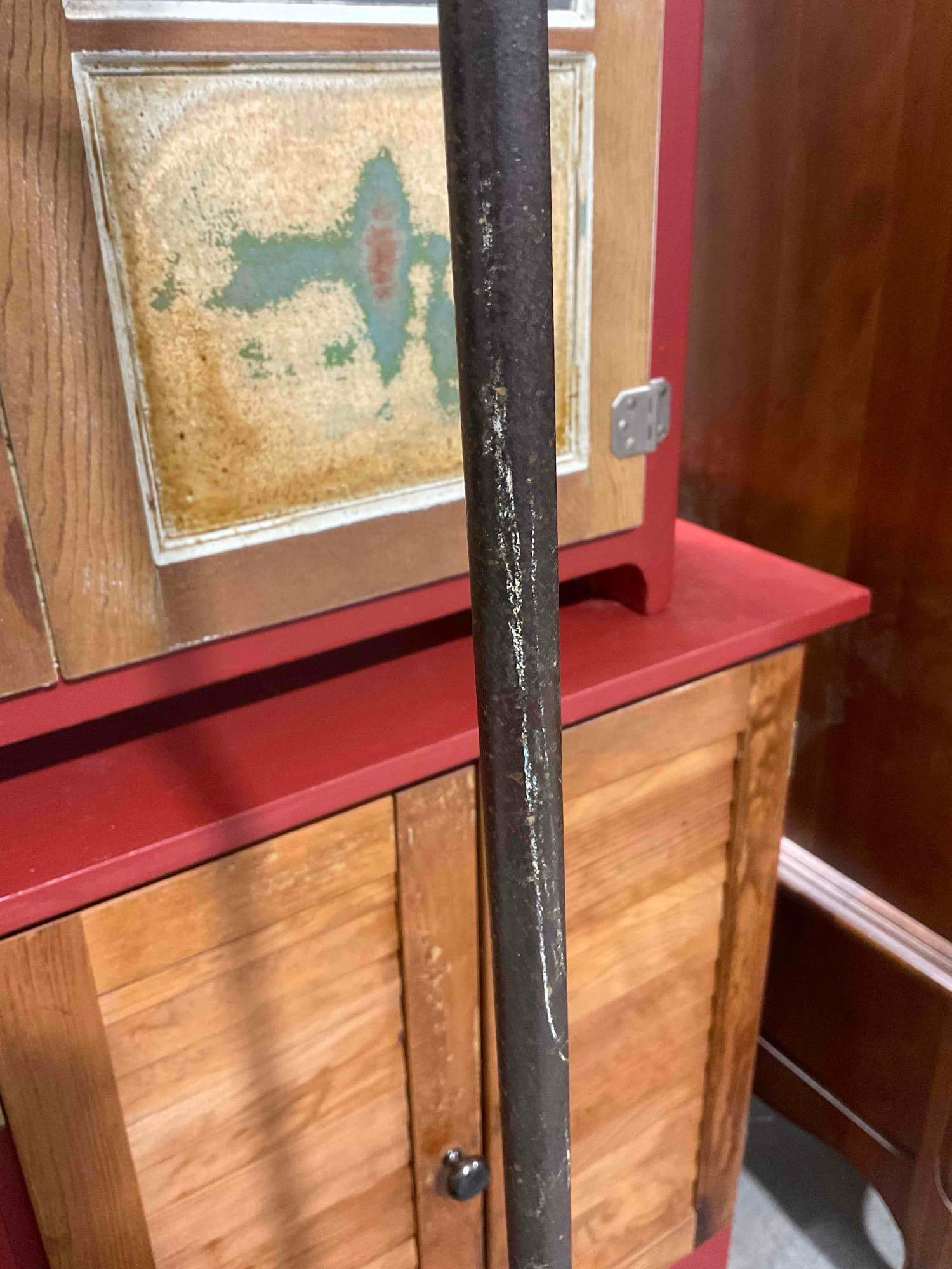 Antique Art Deco Style Metal Bridge Floor Lamp Stand. Stand Only, No Light. Good Condition. - 3