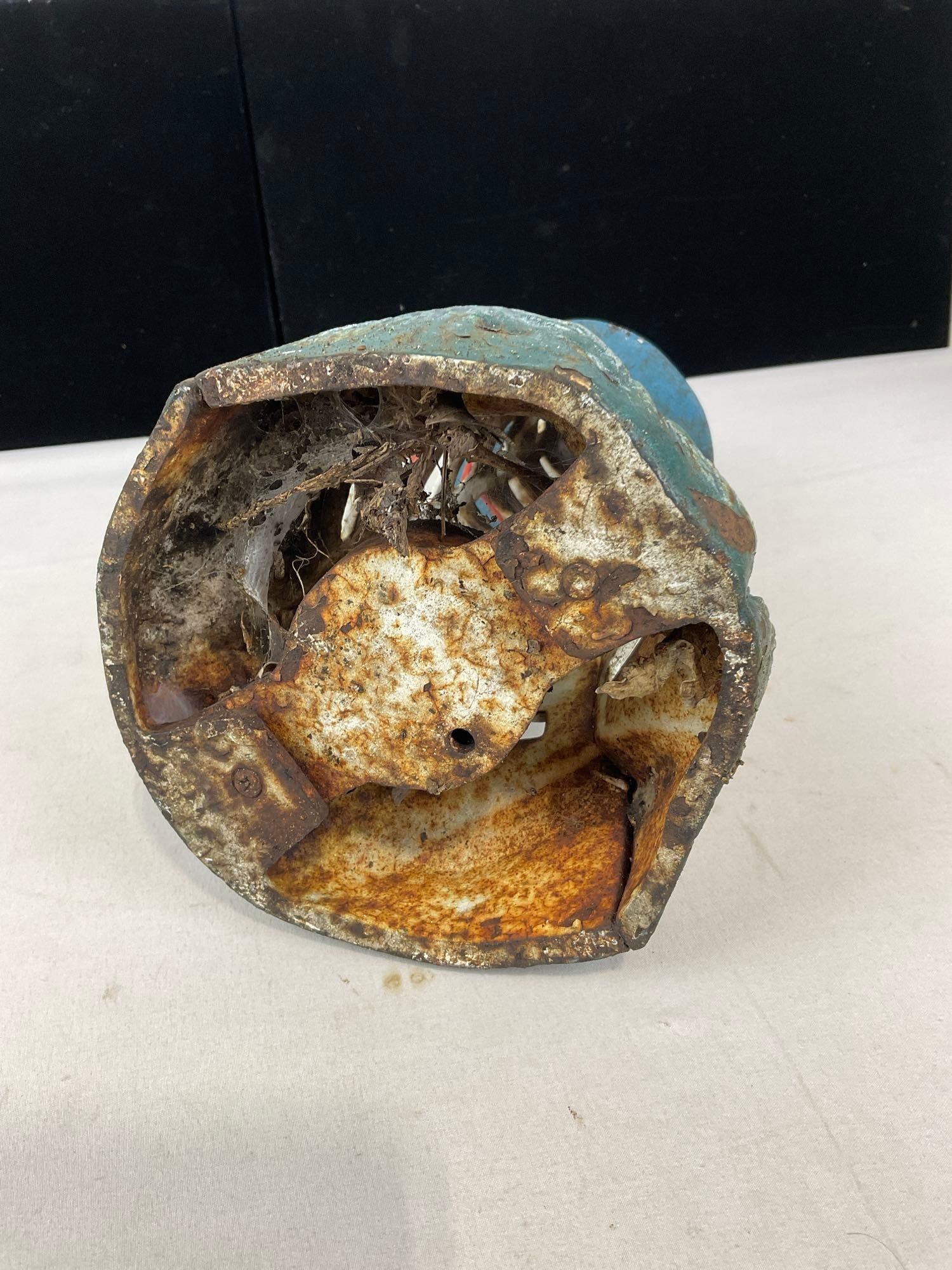 Vintage Cast Iron Lighthouse Hanging Candle Holder, 12h x 7w x 6d inches - 5