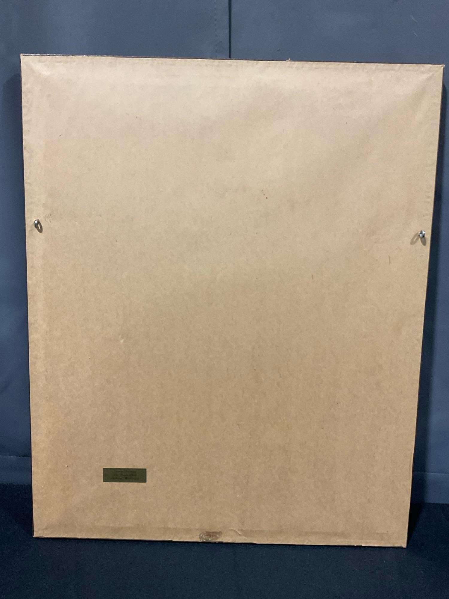 Framed Serigraph Print, titled Clam Diggers by Walton Butts, 22h x 18w inches - 4